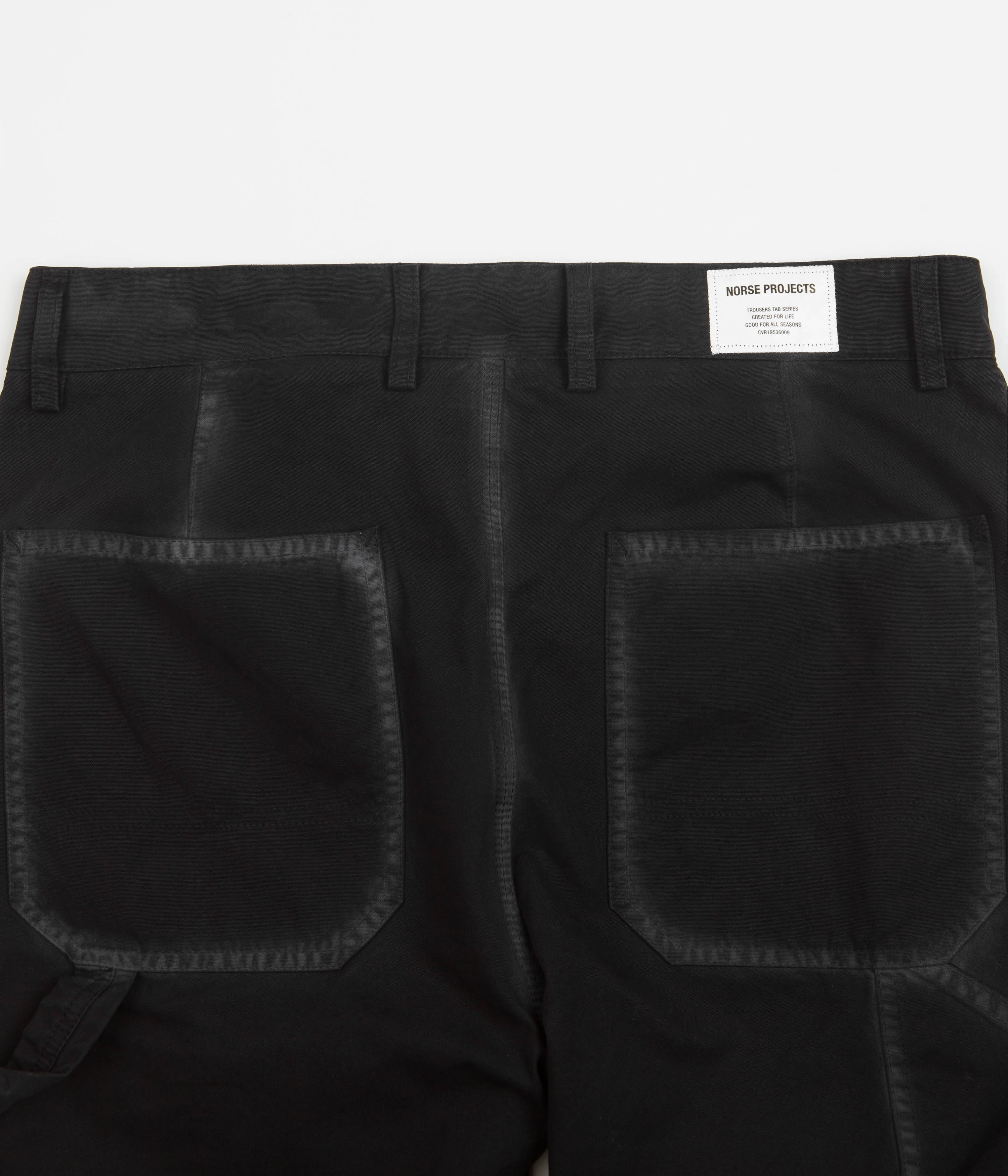 Norse Projects Lukas Tab Series Canvas Pants - Black