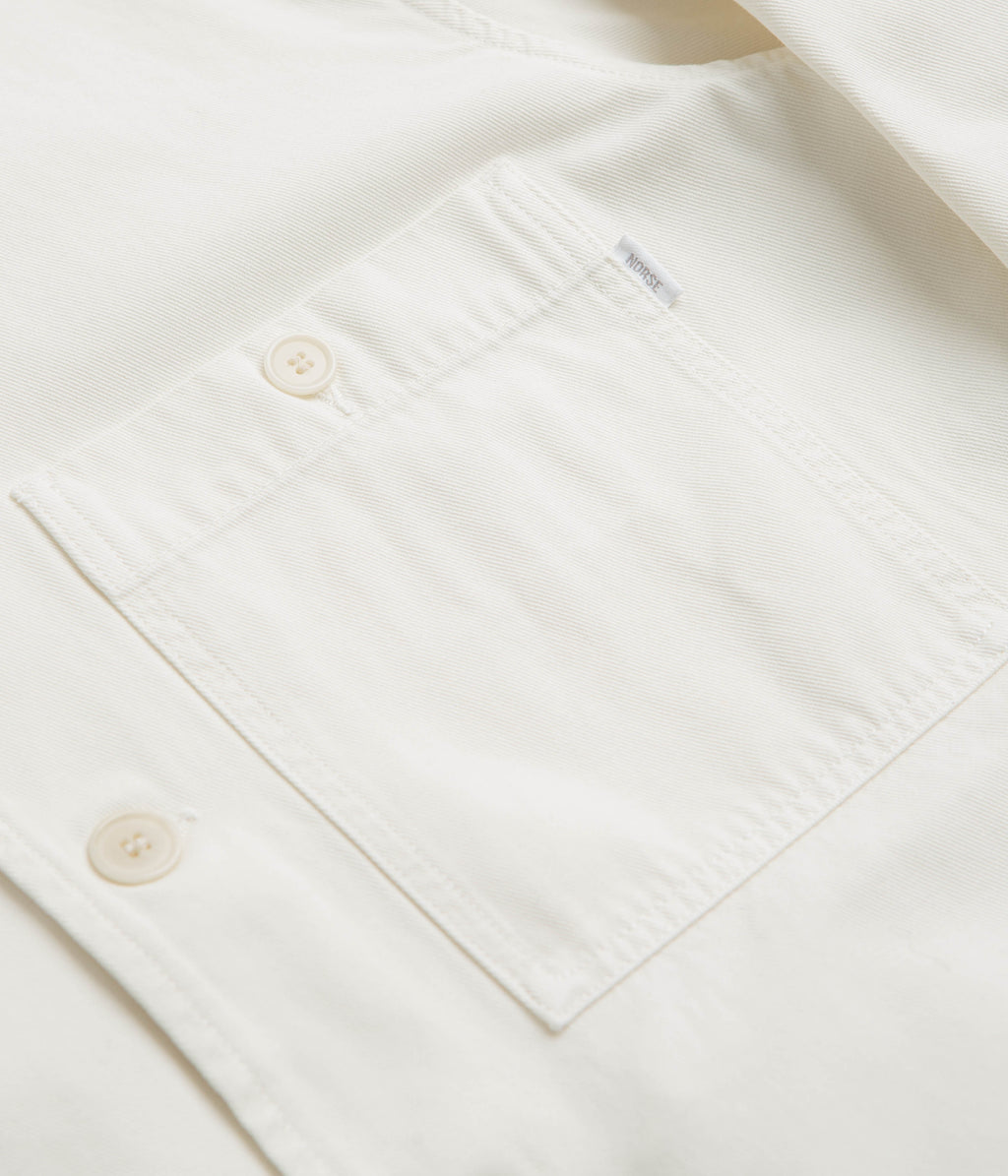 Norse Projects Standard Twill Overshirt - Ecru