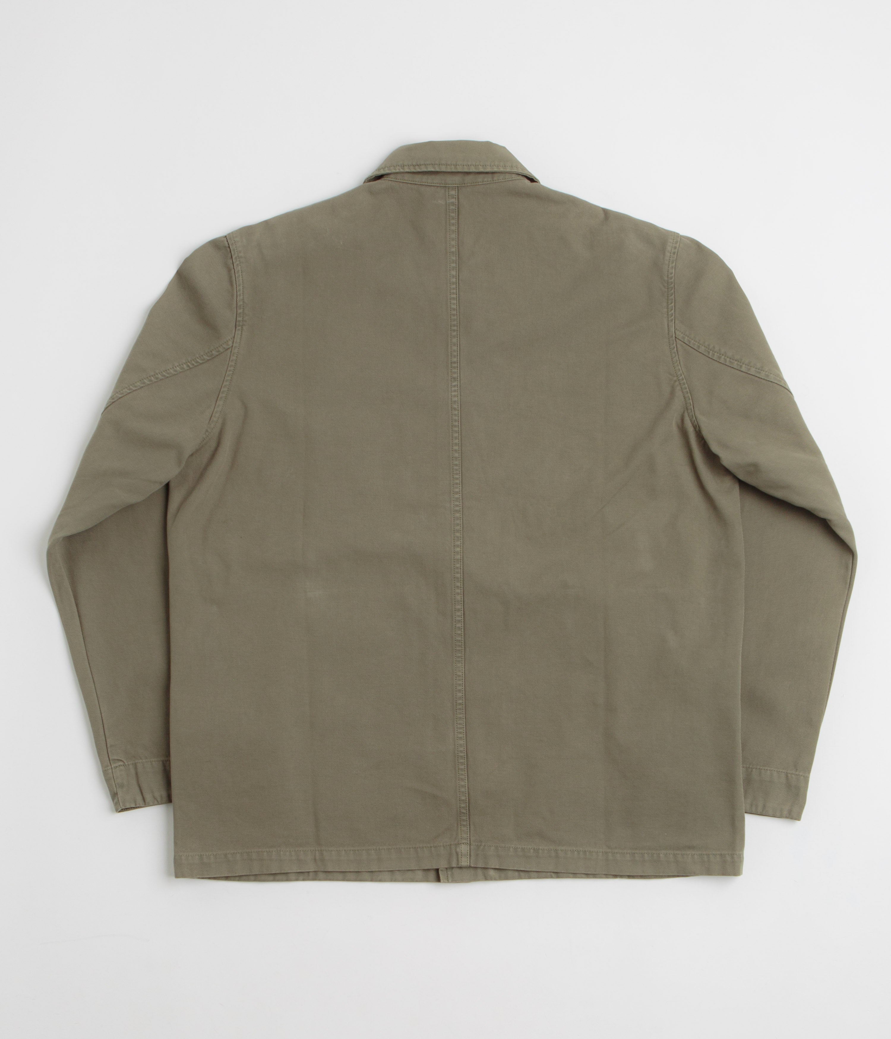 Norse Projects Standard Twill Overshirt - Sediment Green