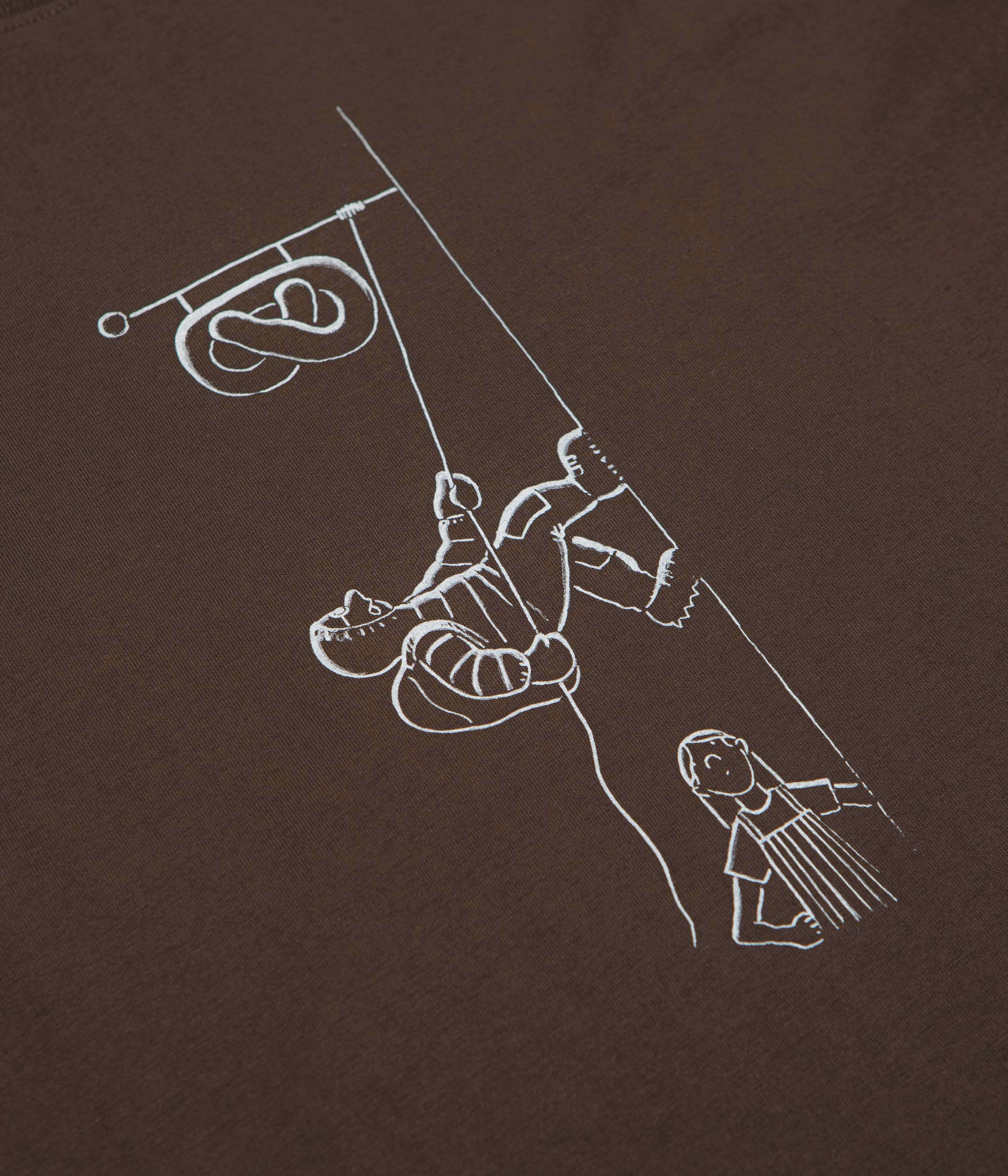 Norse Projects x Daniel Frost Baker Ascent T-shirt - Seal Brown