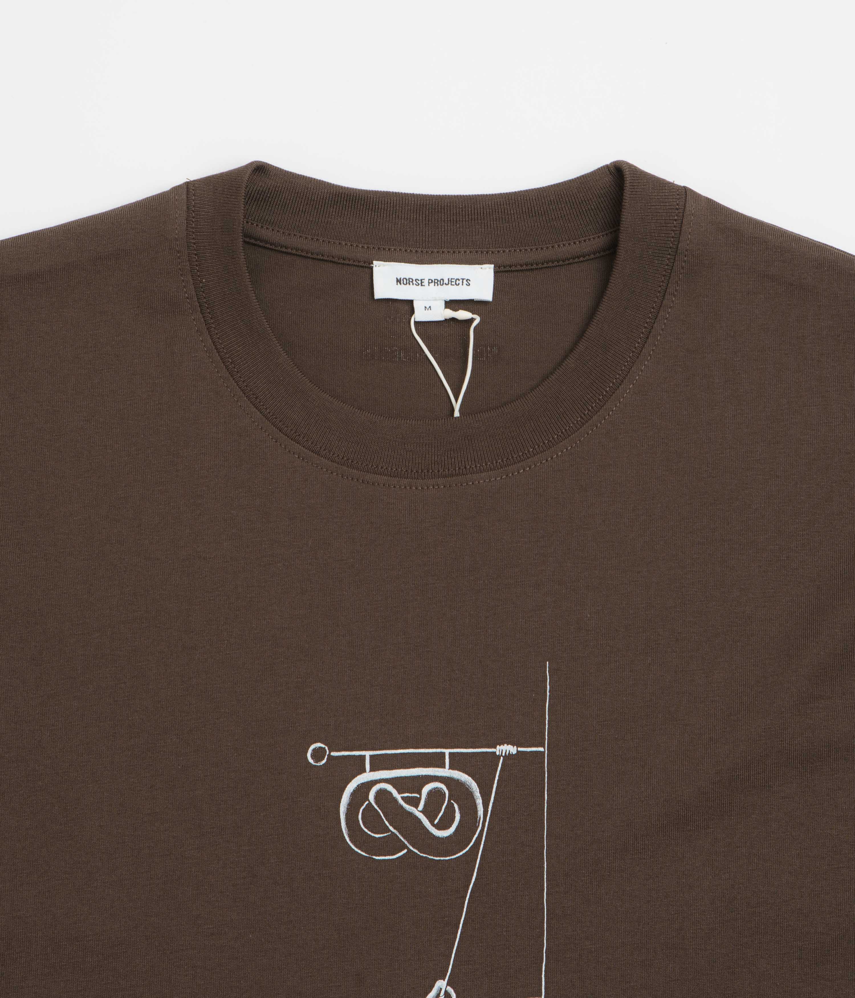 Norse Projects x Daniel Frost Baker Ascent T-shirt - Seal Brown