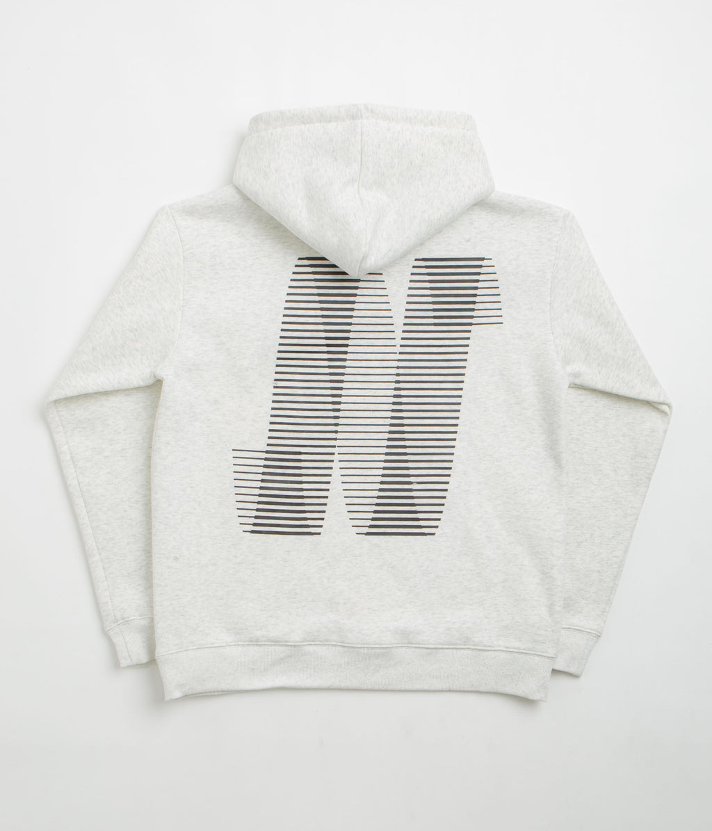 North N Logo Hoodie - Light Grey / Black