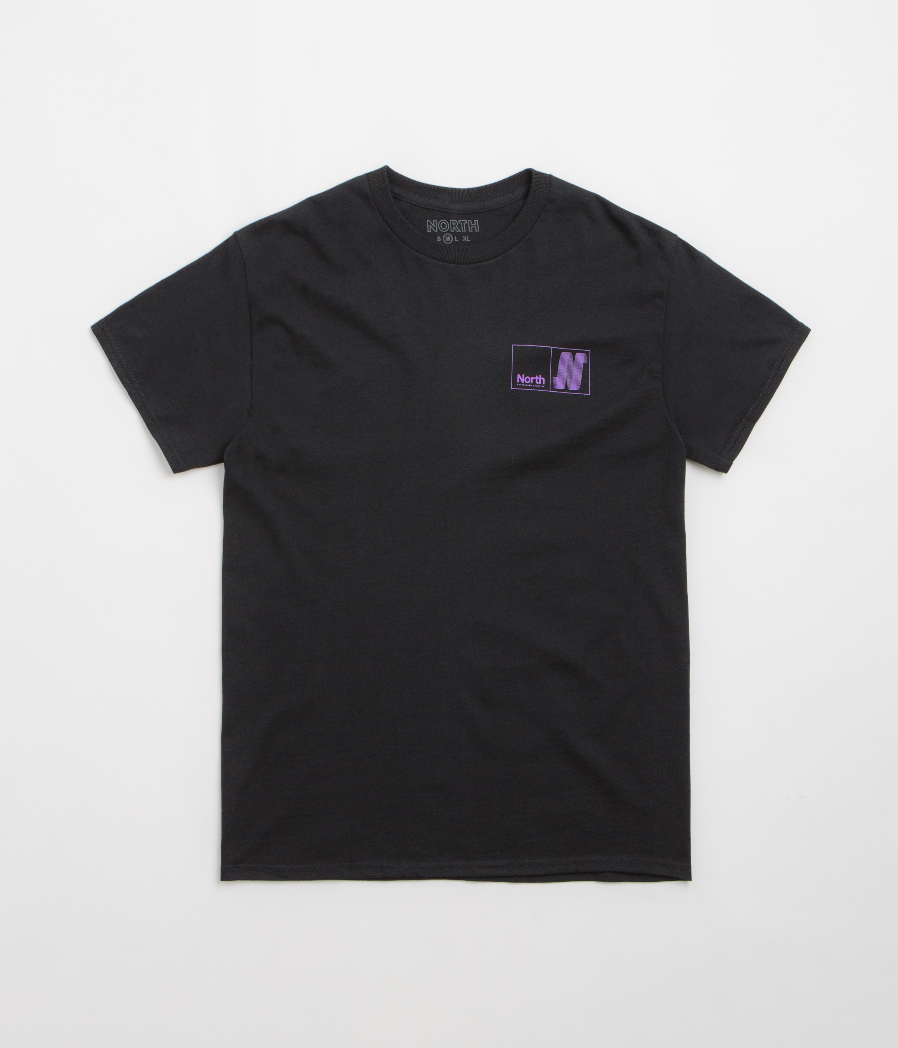 North N Logo T-Shirt - Black / Grape