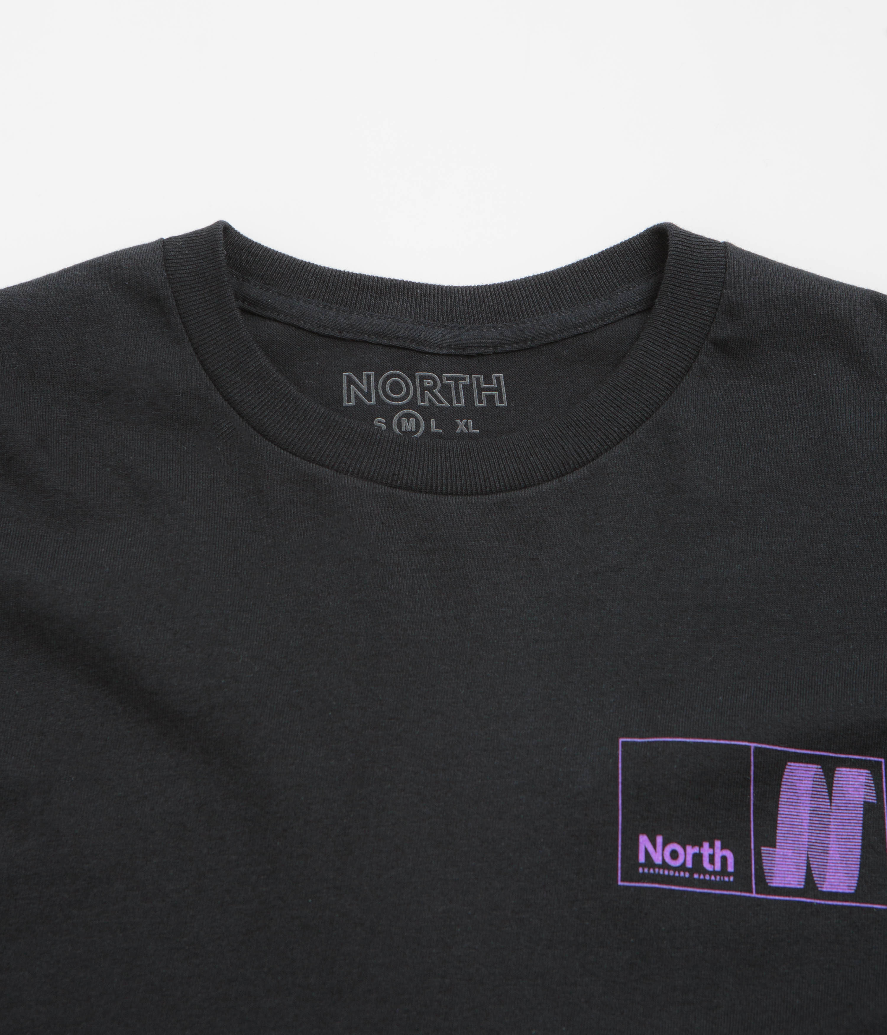 North N Logo T-Shirt - Black / Grape