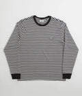 Obey Established Works Eyes Stripe Long Sleeve T-Shirt - Black Multi