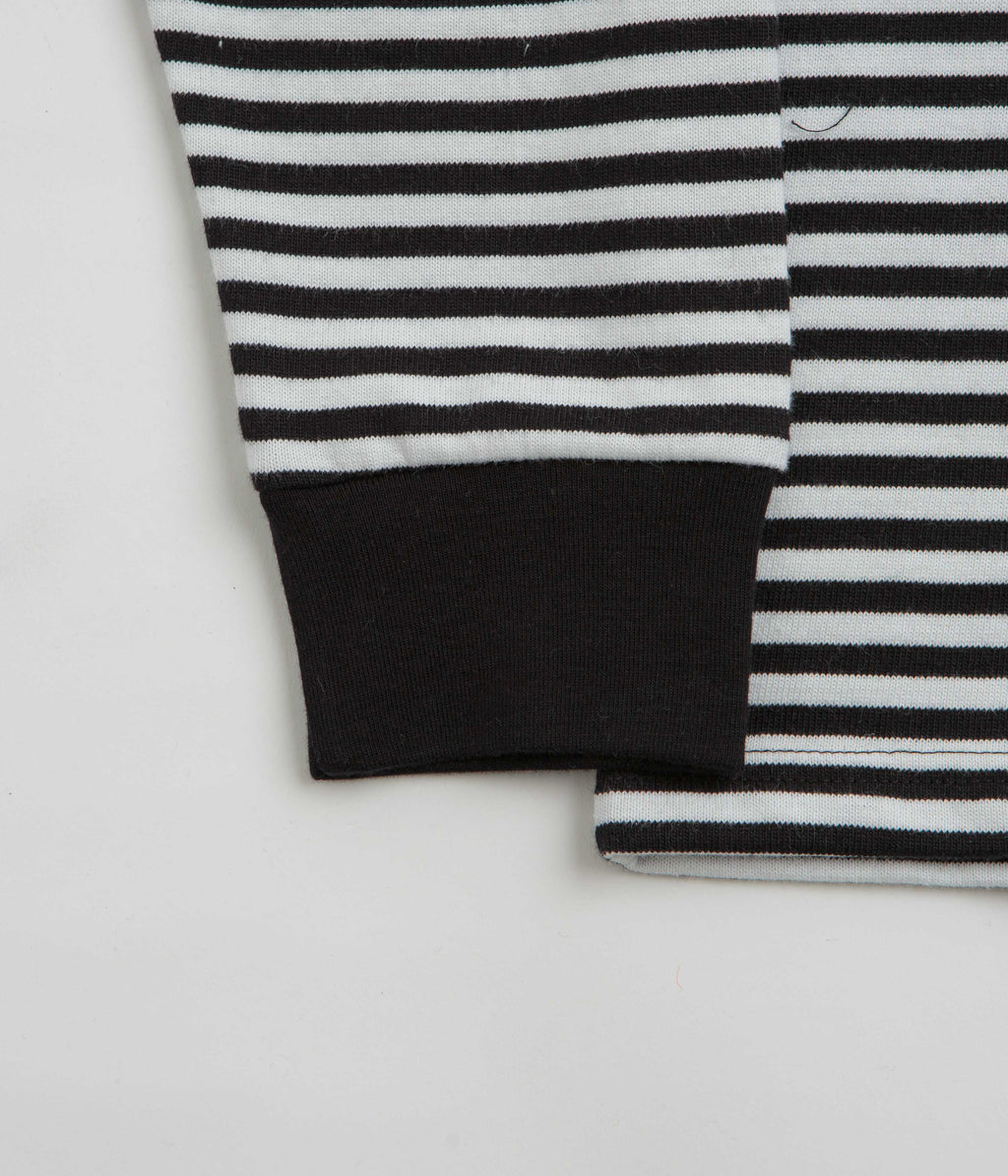 Obey Established Works Eyes Stripe Long Sleeve T-Shirt - Black Multi