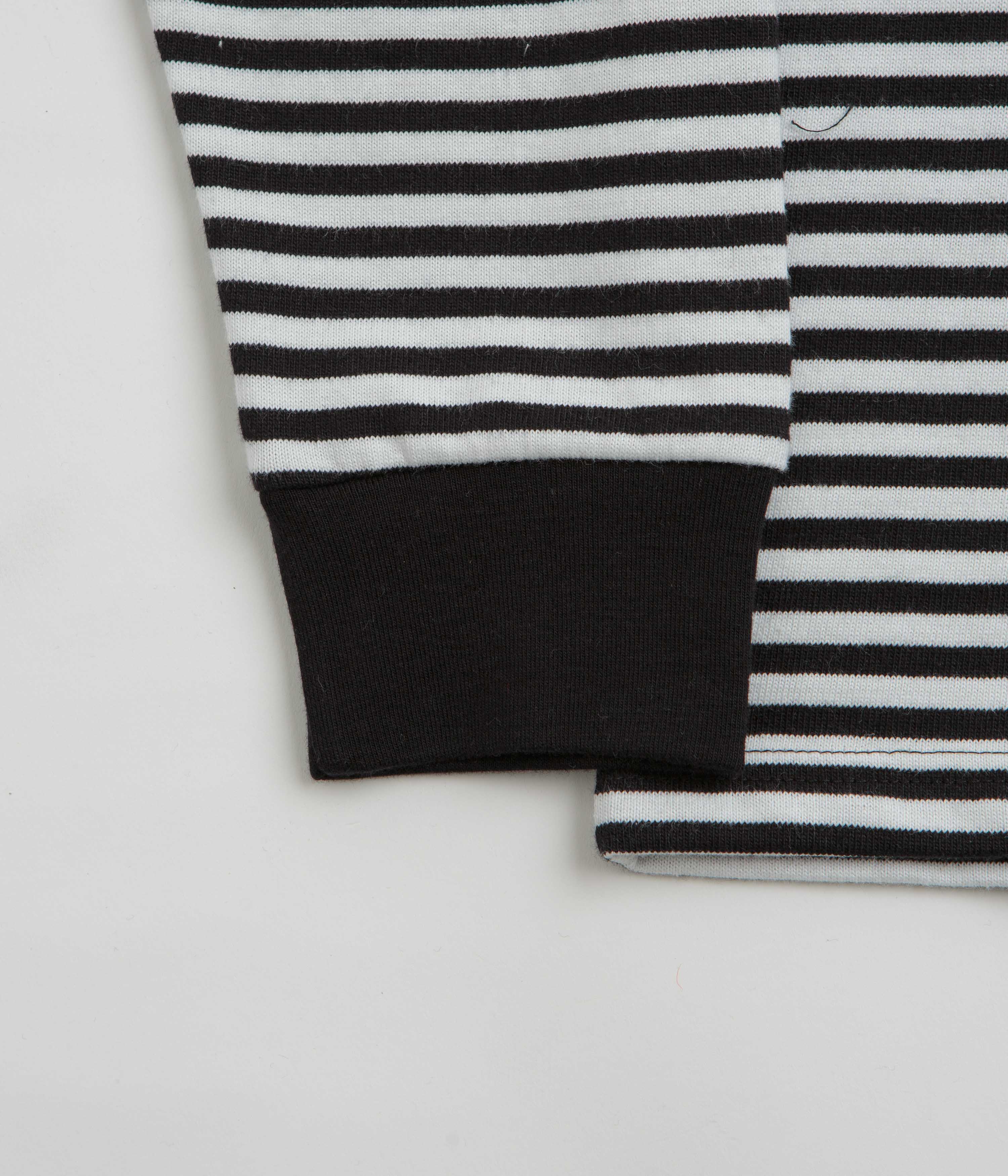 Obey Established Works Eyes Stripe Long Sleeve T-Shirt - Black Multi
