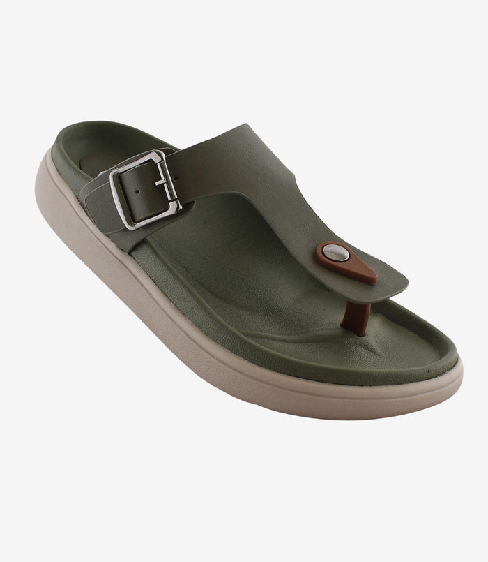 Olivia Thong – Green Comfortable Sandals for Women