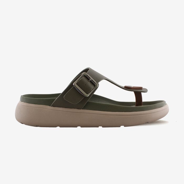 Olivia Thong – Green Comfortable Sandals for Women