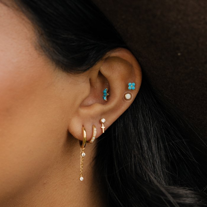 Opalite Flat Back Stud