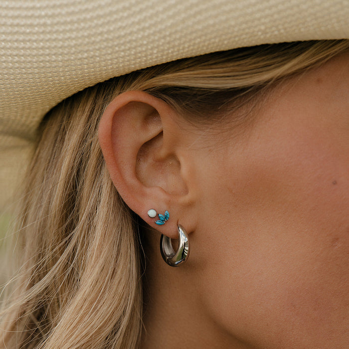 Opalite Flat Back Stud