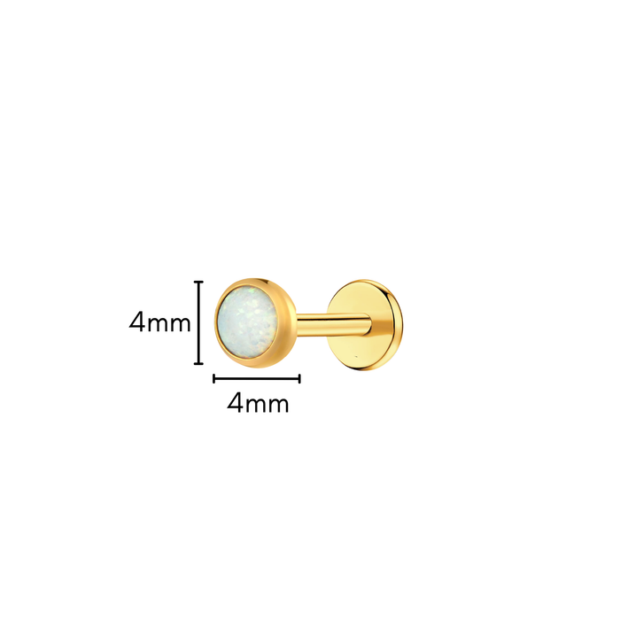 Opalite Flat Back Stud
