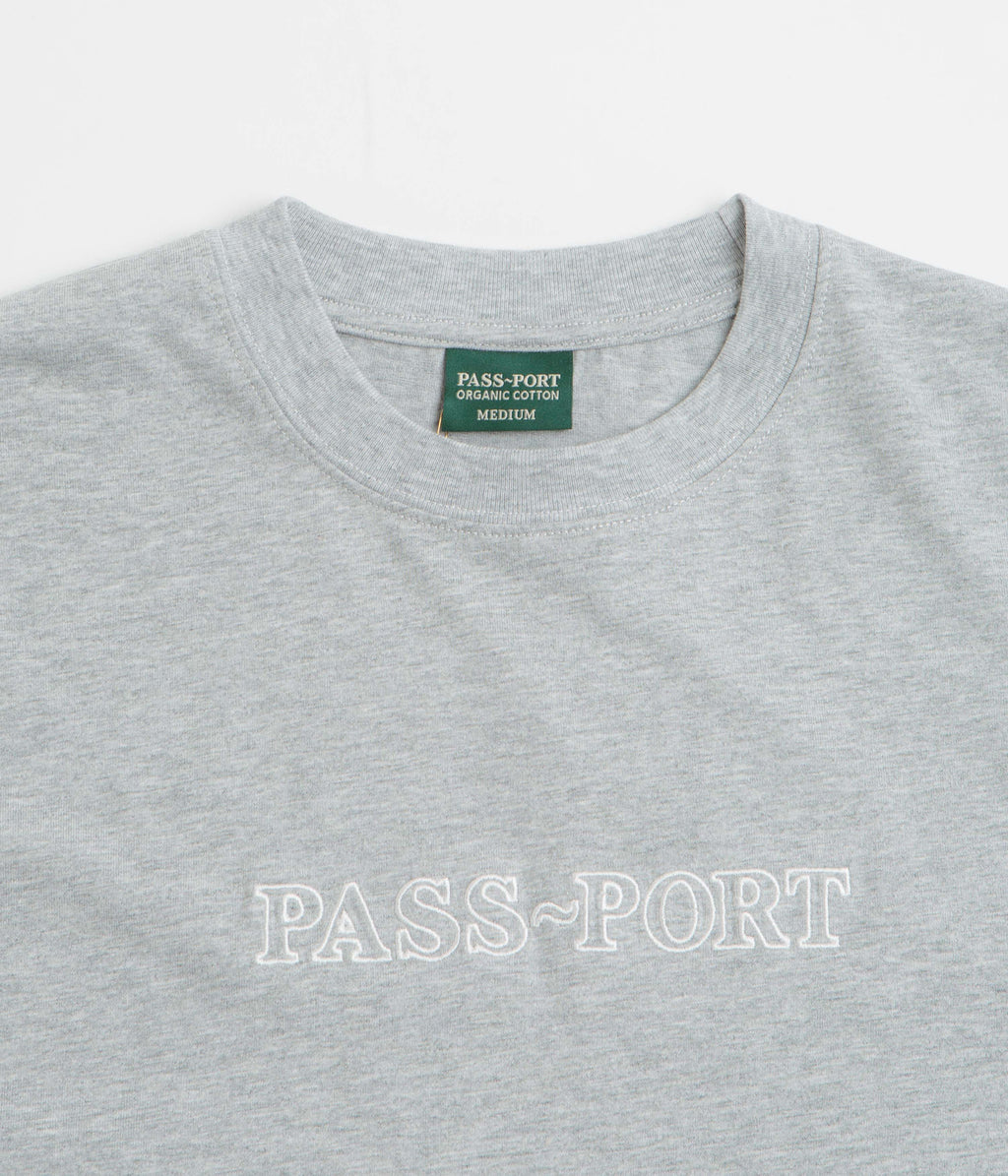 Pass Port Official Organic T-Shirt - Heather Grey