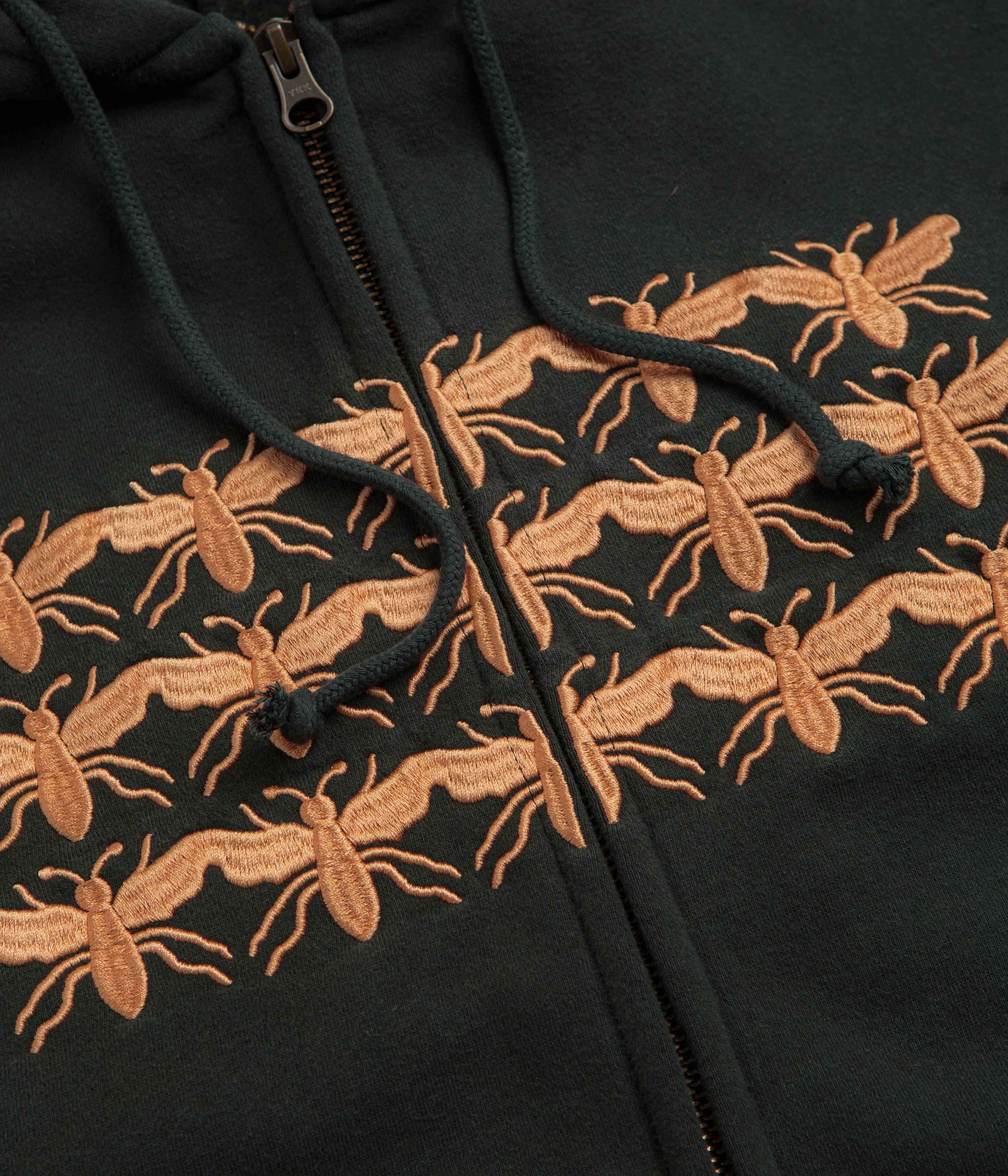 Pass Port Scissorcraft Full Zip Hoodie - Seaweed