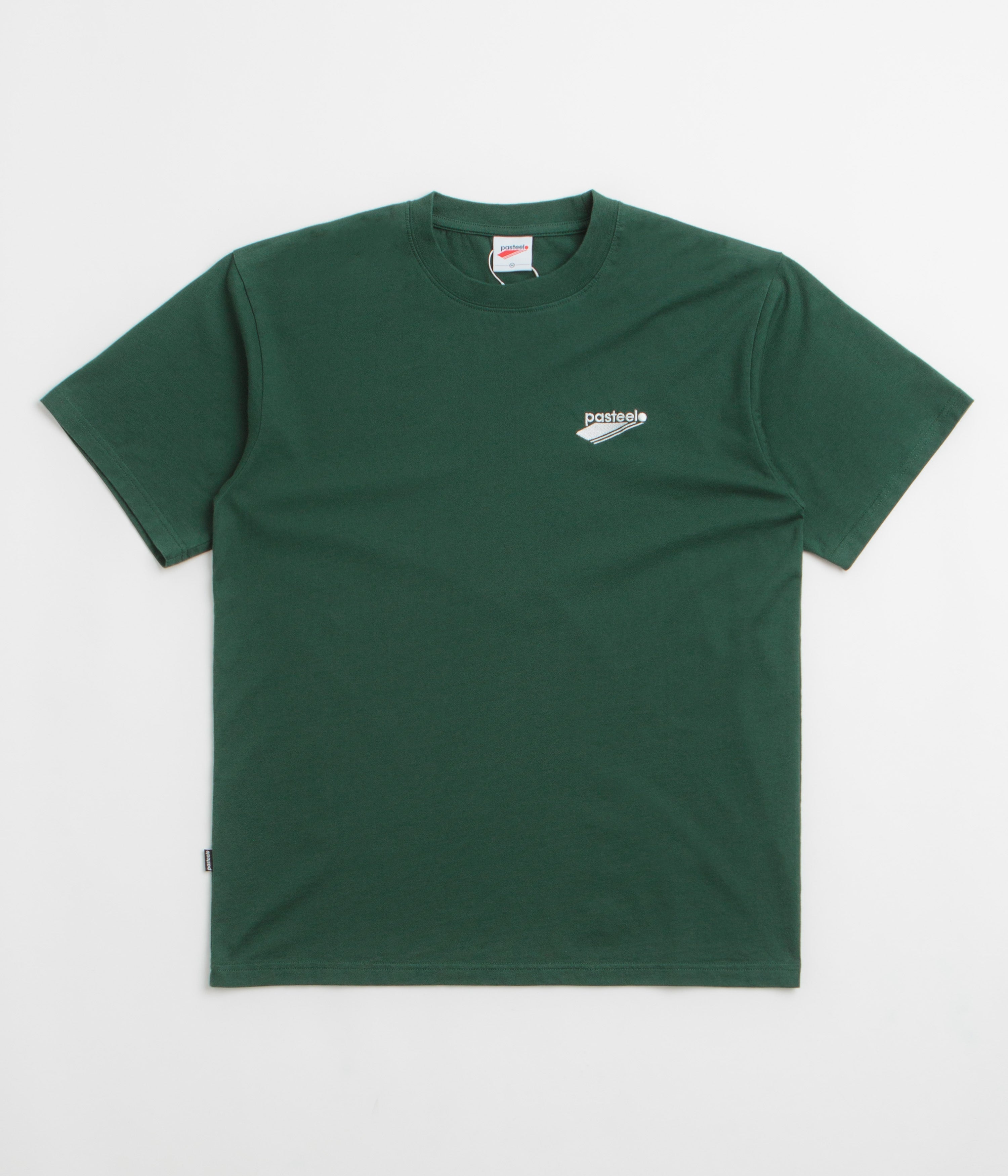Pasteelo Tonal Embroidered O.G. T-Shirt - Dark Forest