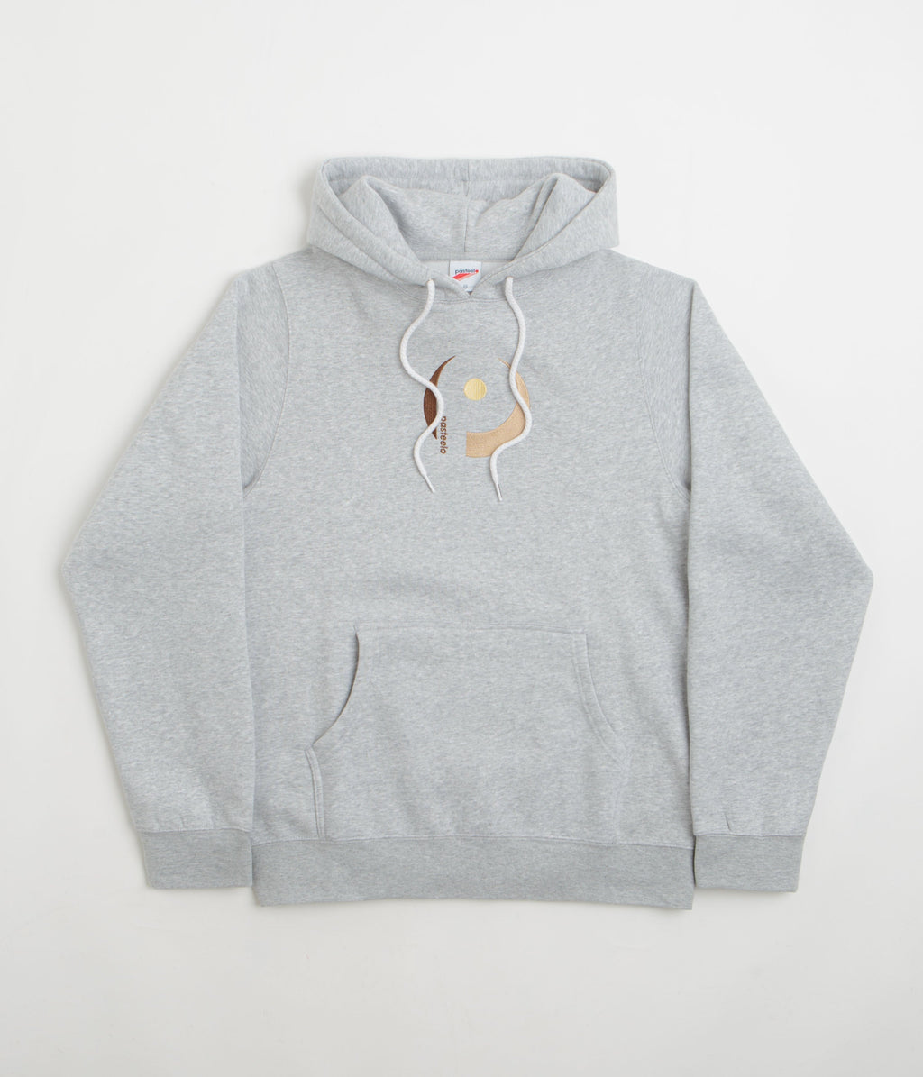 Pasteelo Embroidered Play Hoodie - Heather Grey