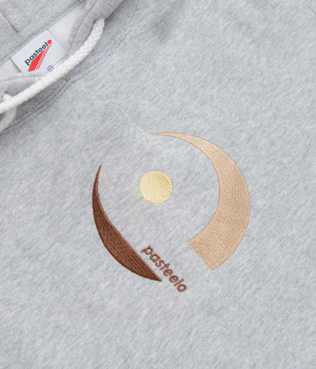 Pasteelo Embroidered Play Hoodie - Heather Grey