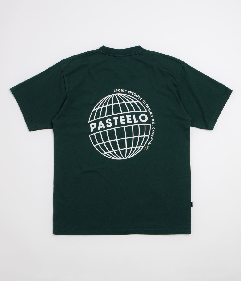 Pasteelo Sphere Grid T-Shirt - Forest
