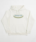 Patagonia 95 Oval Logo Uprisal Hoodie - Birch White