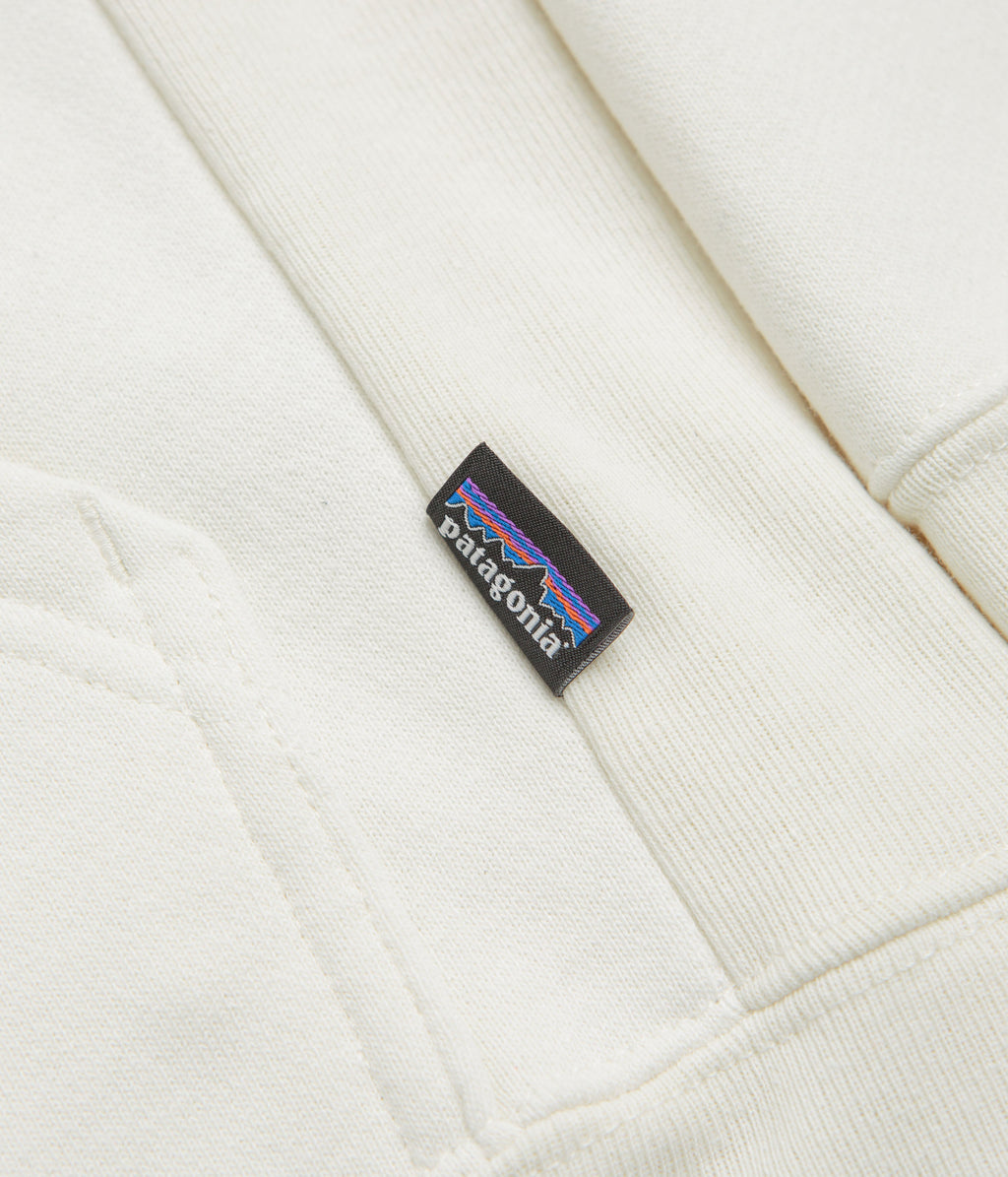 Patagonia 95 Oval Logo Uprisal Hoodie - Birch White