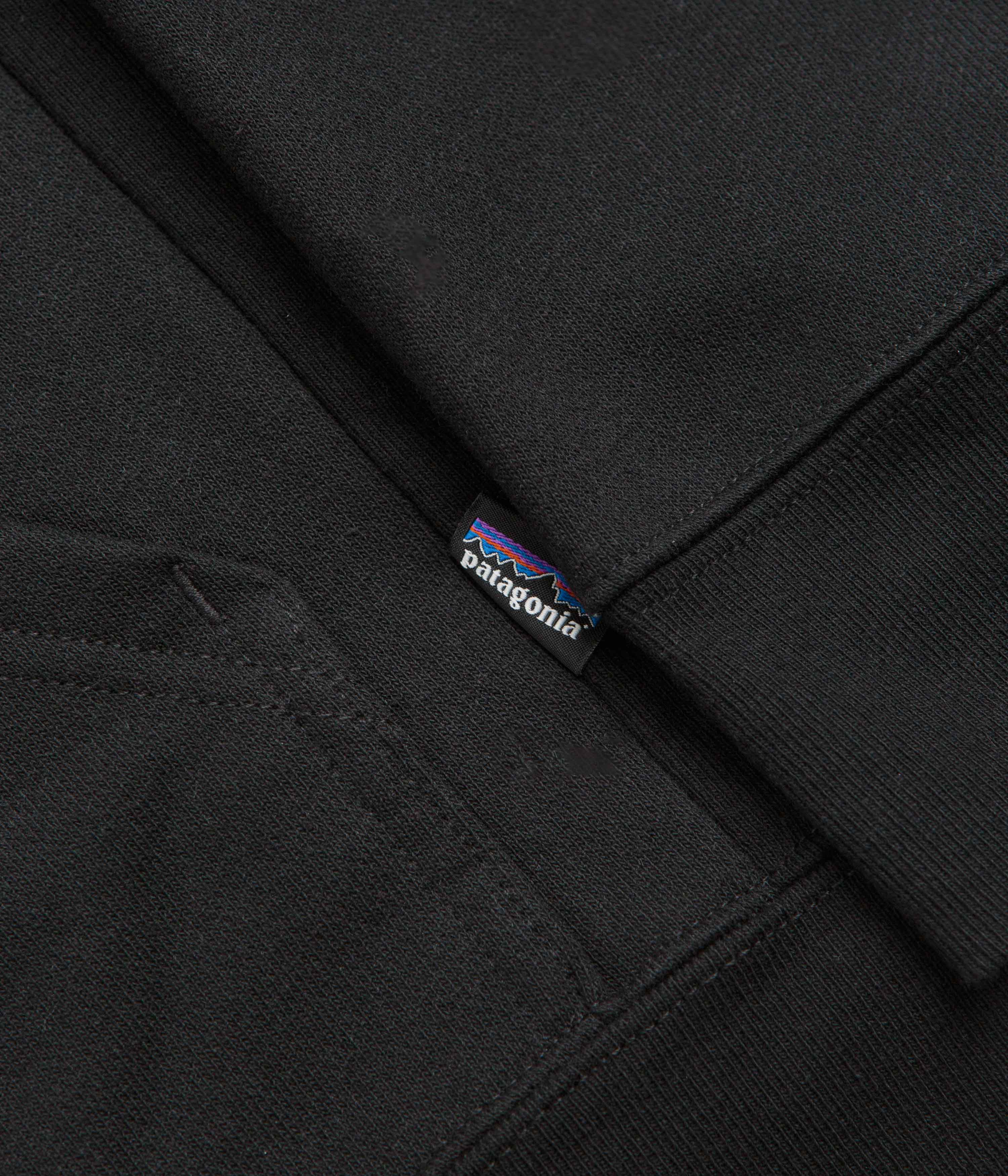 Patagonia 95 Oval Logo Uprisal Hoodie - Black: Kaleido