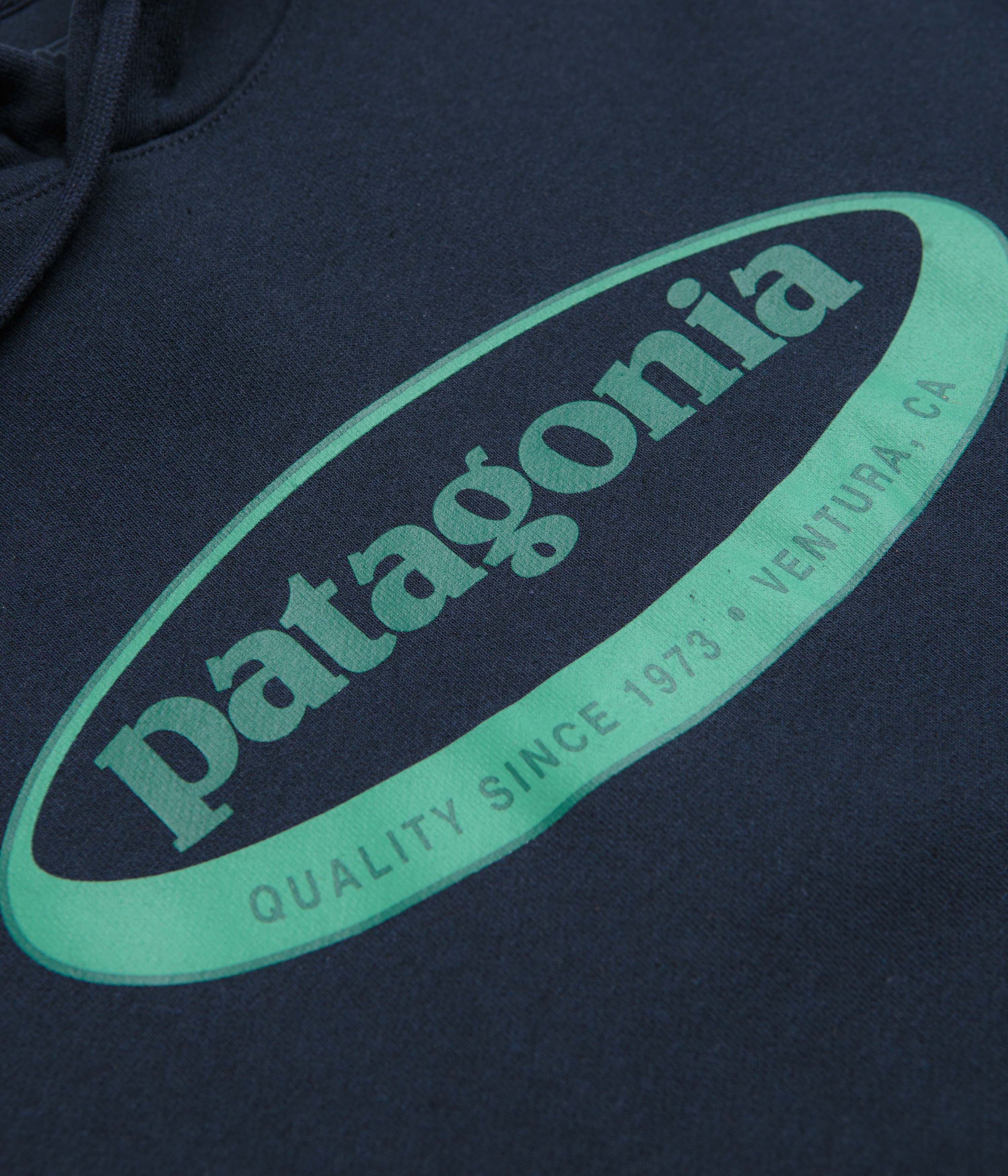 Patagonia 95 Oval Logo Uprisal Hoodie - New Navy