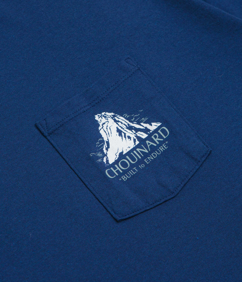 Patagonia Chouinard Crest Pocket Responsibili-Tee T-Shirt - Clement Blue