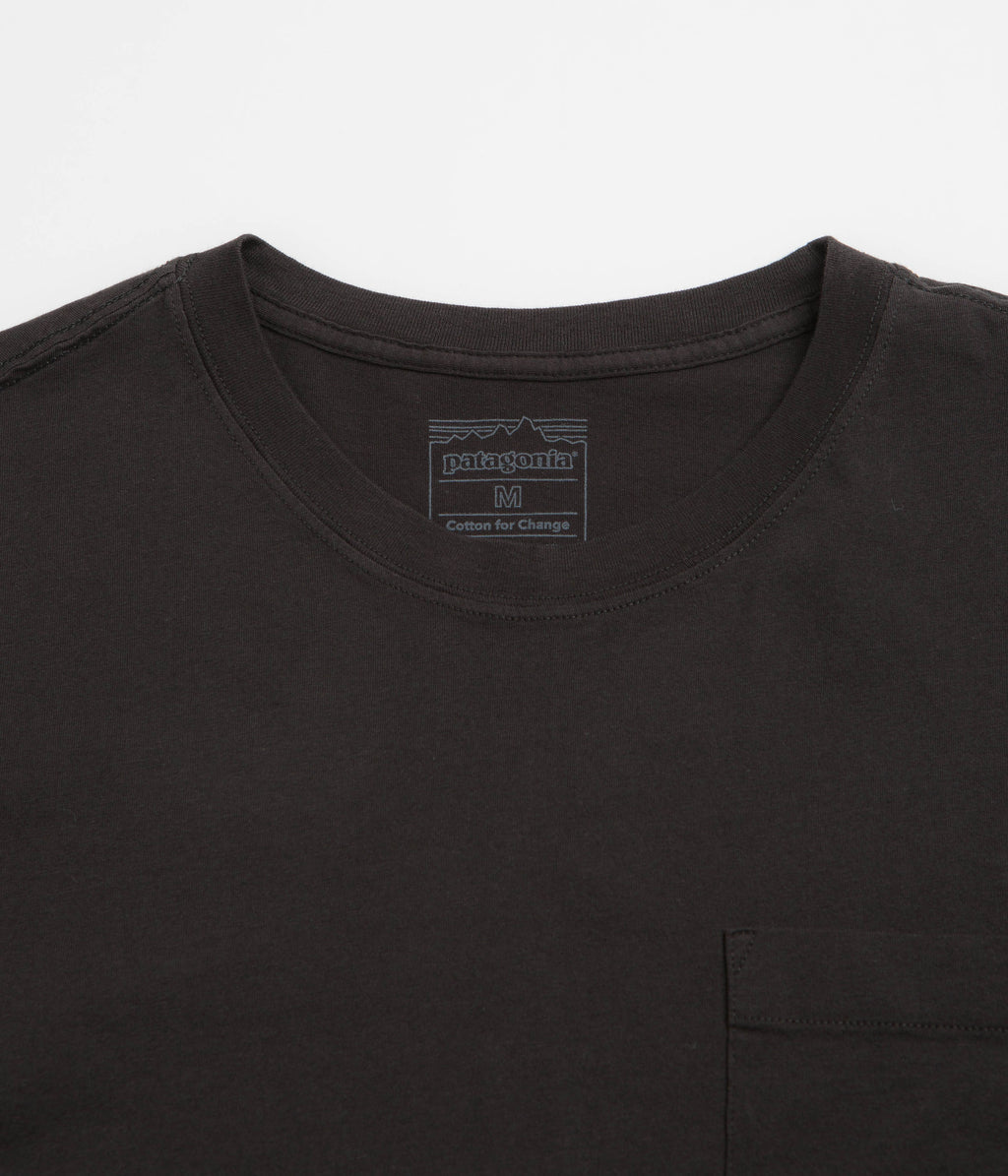 Patagonia Daily Pocket T-Shirt - Black