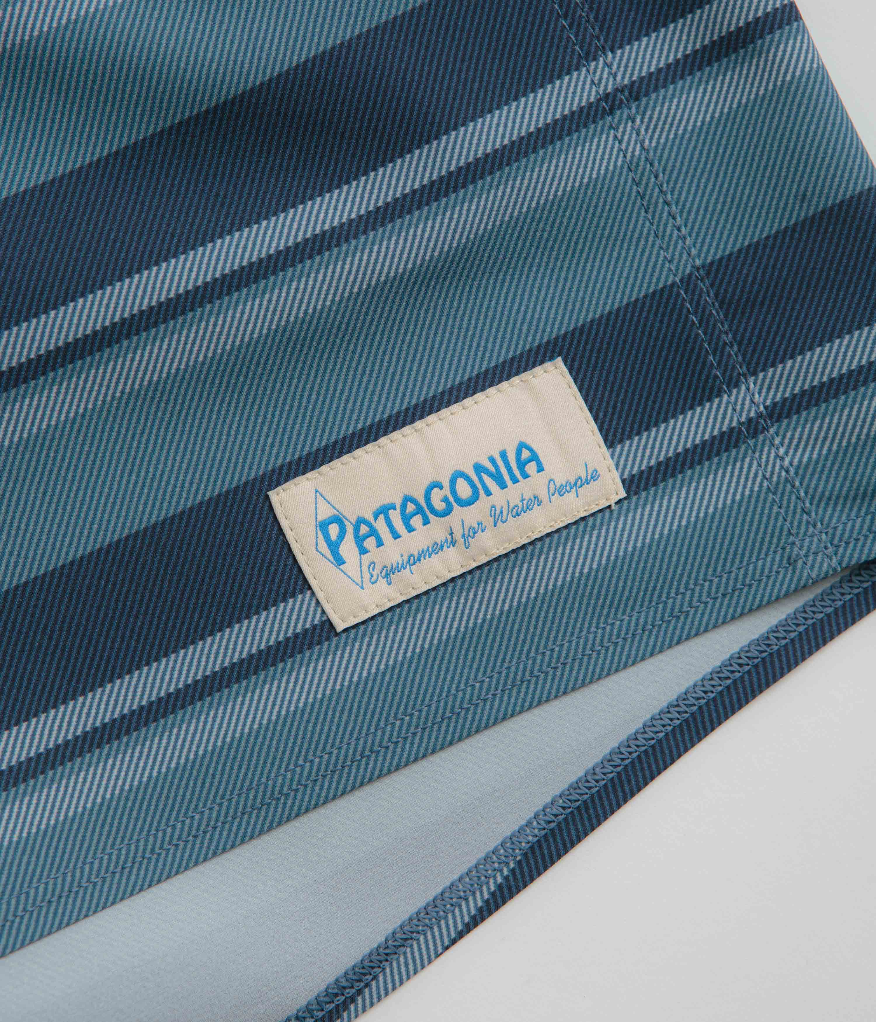 Patagonia Hydropeak Volley 16" Shorts - Twinnie Stripe: Still Blue