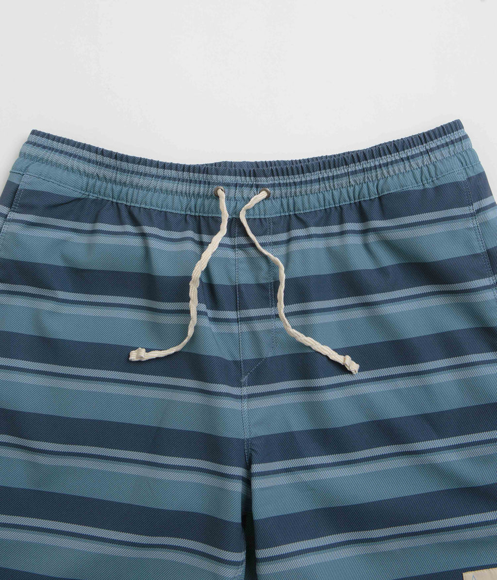 Patagonia Hydropeak Volley 16" Shorts - Twinnie Stripe: Still Blue