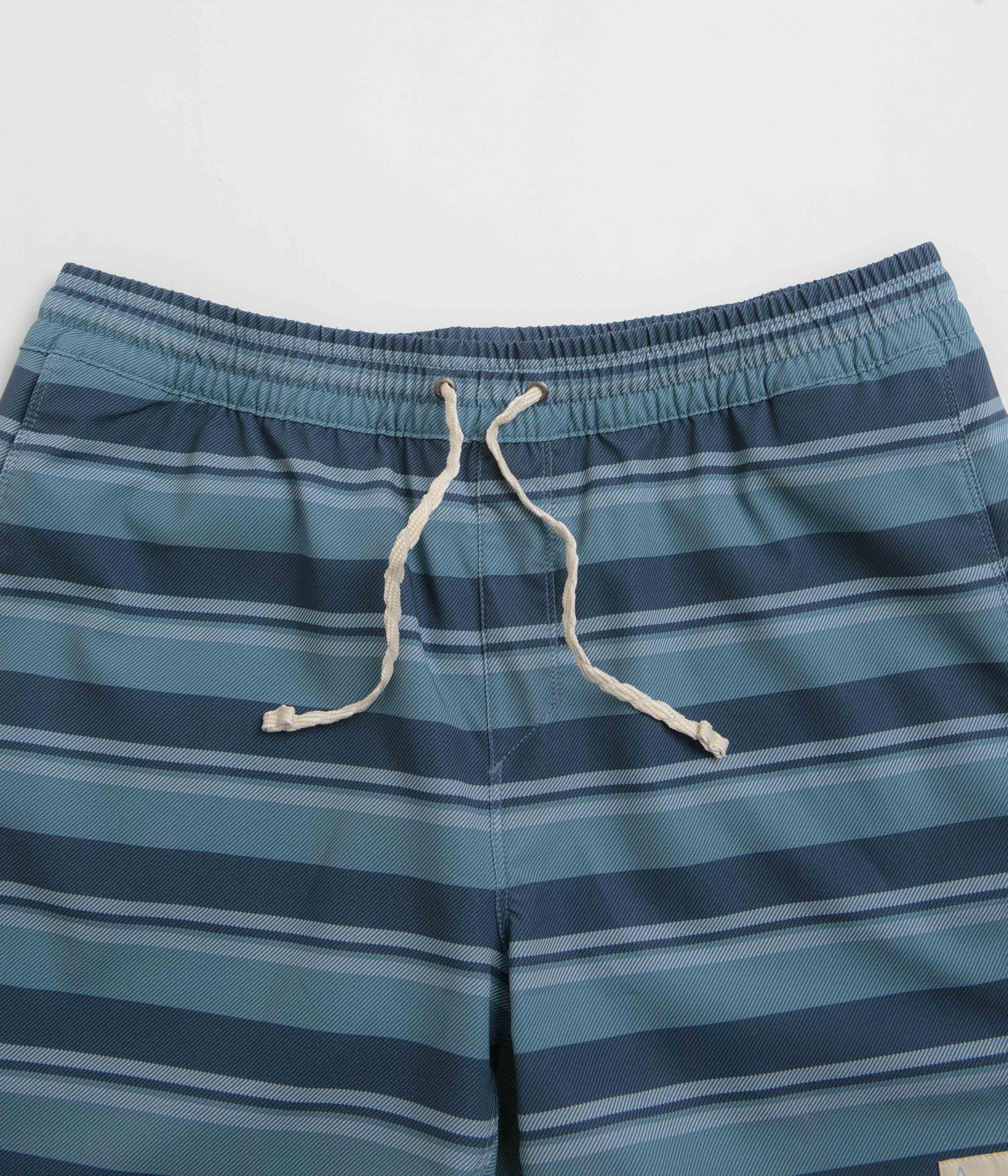Patagonia Hydropeak Volley 16" Shorts - Twinnie Stripe: Still Blue