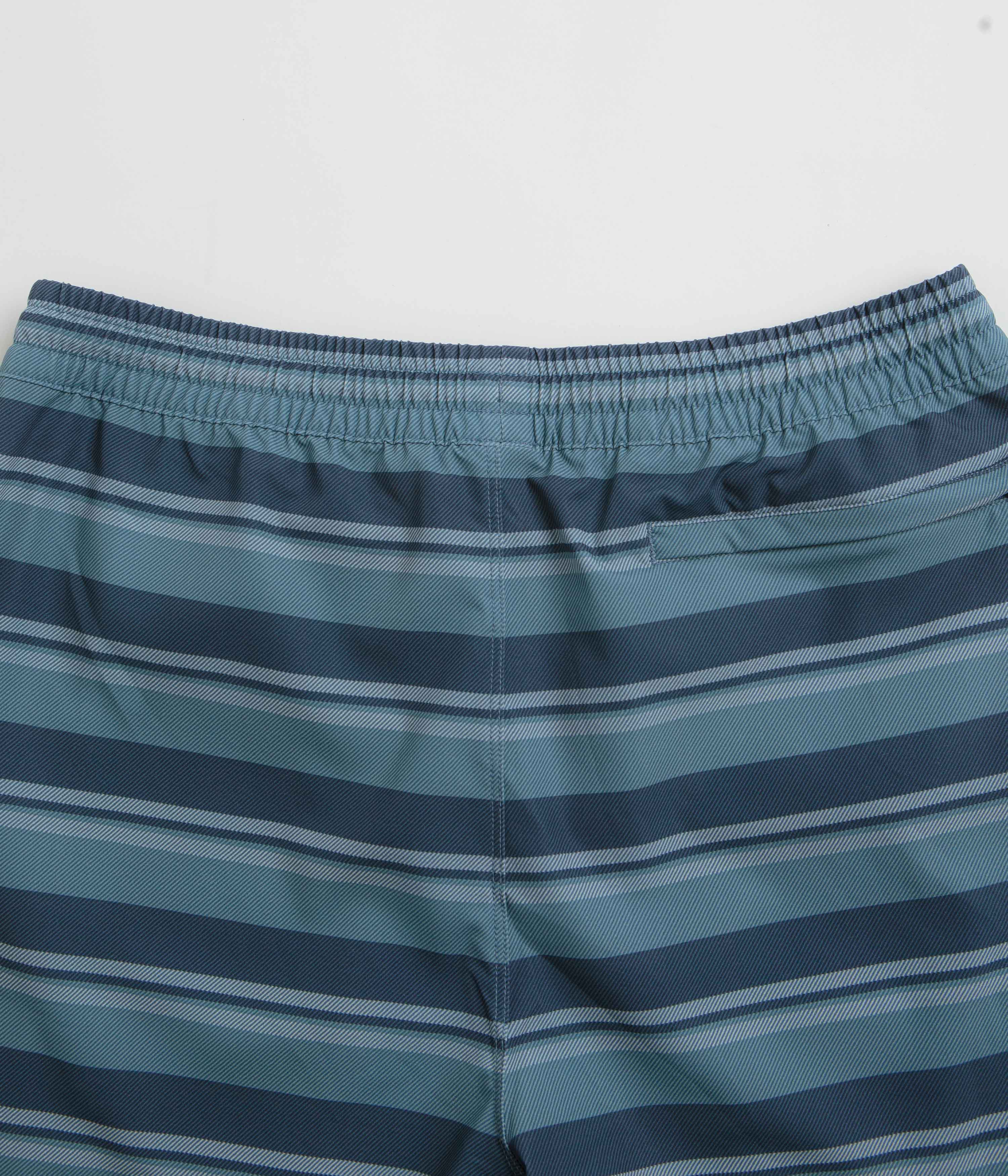 Patagonia Hydropeak Volley 16" Shorts - Twinnie Stripe: Still Blue