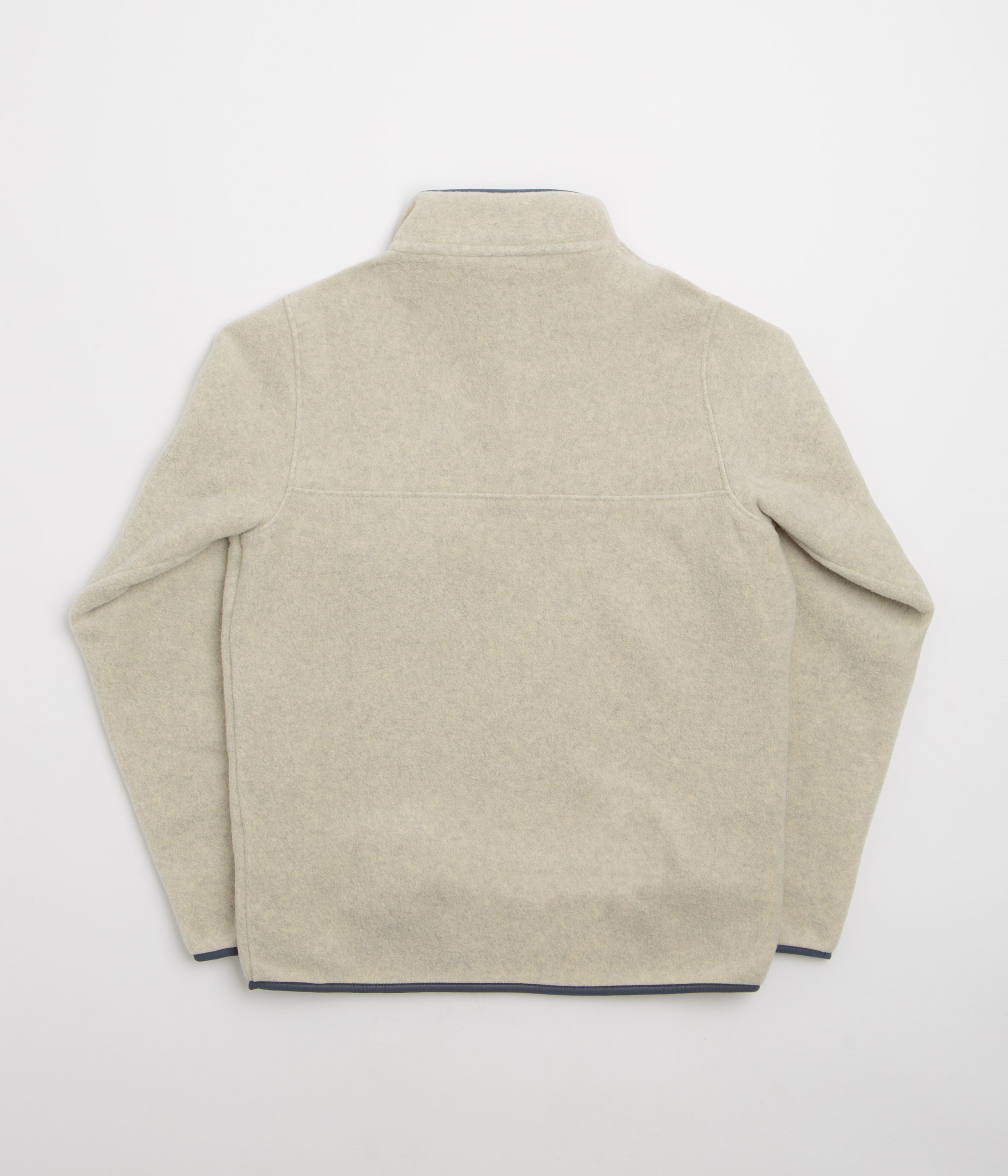 Patagonia Lightweight Synchilla Snap-T Fleece - Oatmeal Heather / Smolder Blue