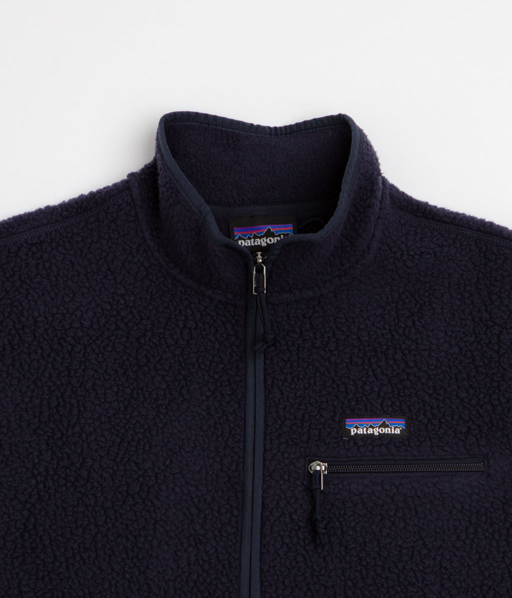 Patagonia Womens Retro Pile Marsupial Fleece - Sunken Blue