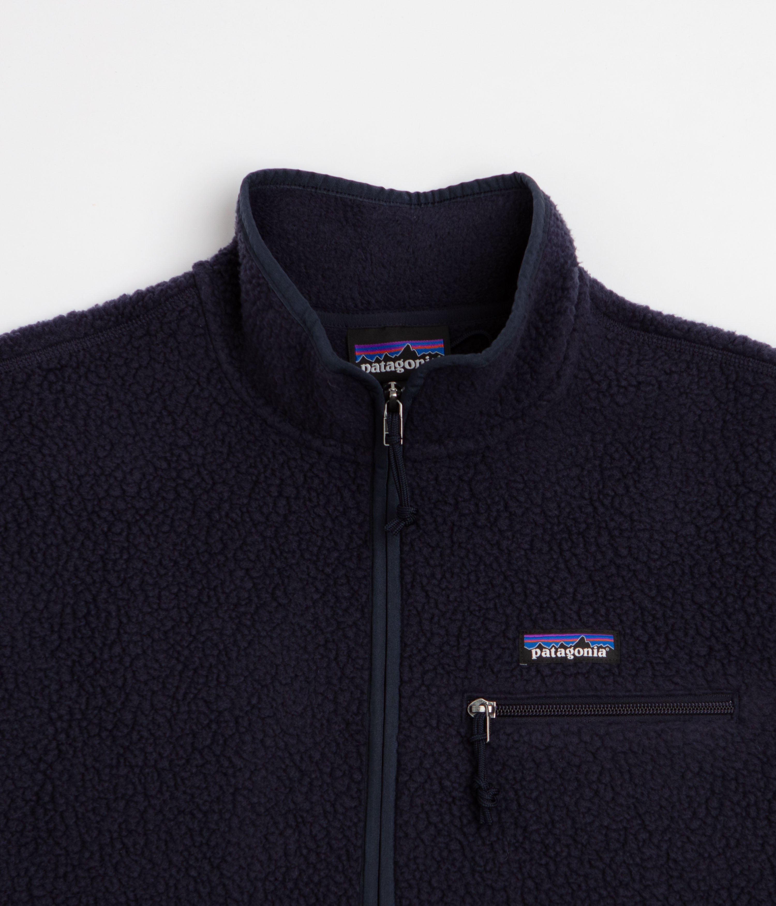 Patagonia Womens Retro Pile Marsupial Fleece - Sunken Blue