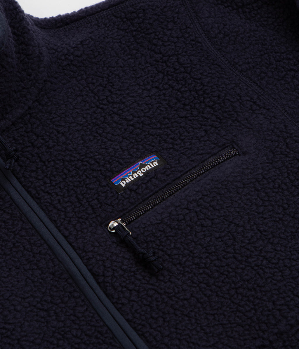 Patagonia Womens Retro Pile Marsupial Fleece - Sunken Blue