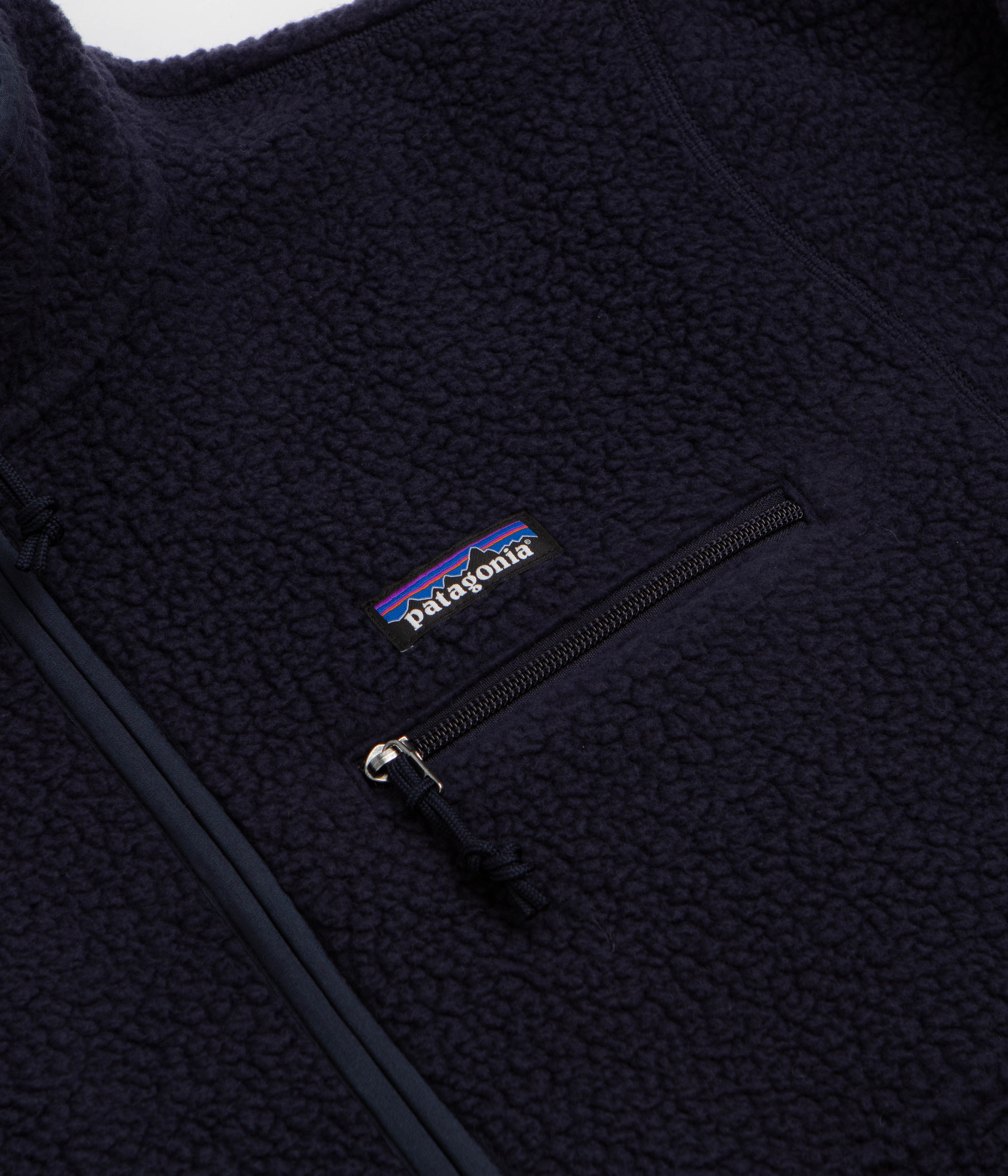 Patagonia Womens Retro Pile Marsupial Fleece - Sunken Blue