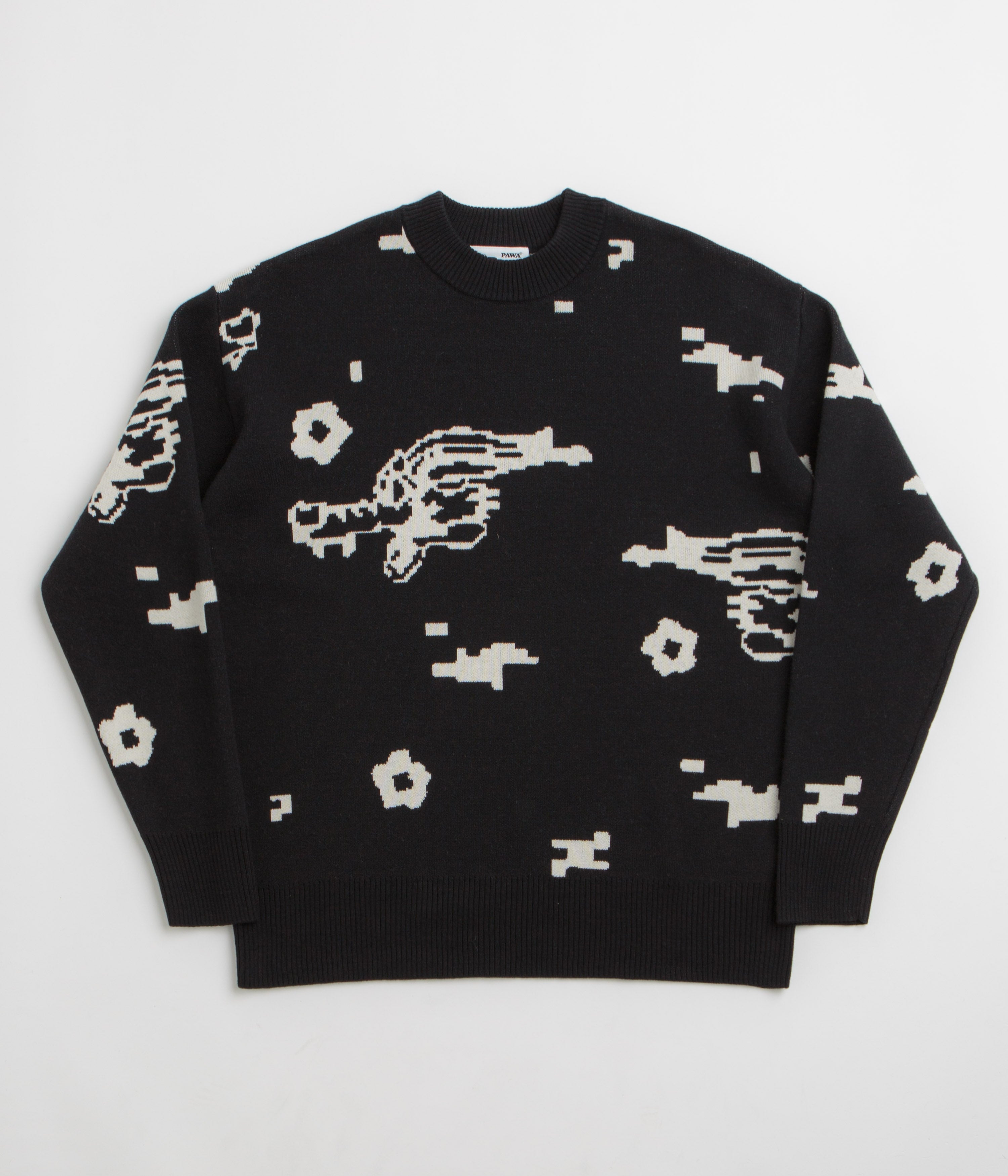 Pawa Speed Sports Digi Doggo Knit Sweatshirt - Black