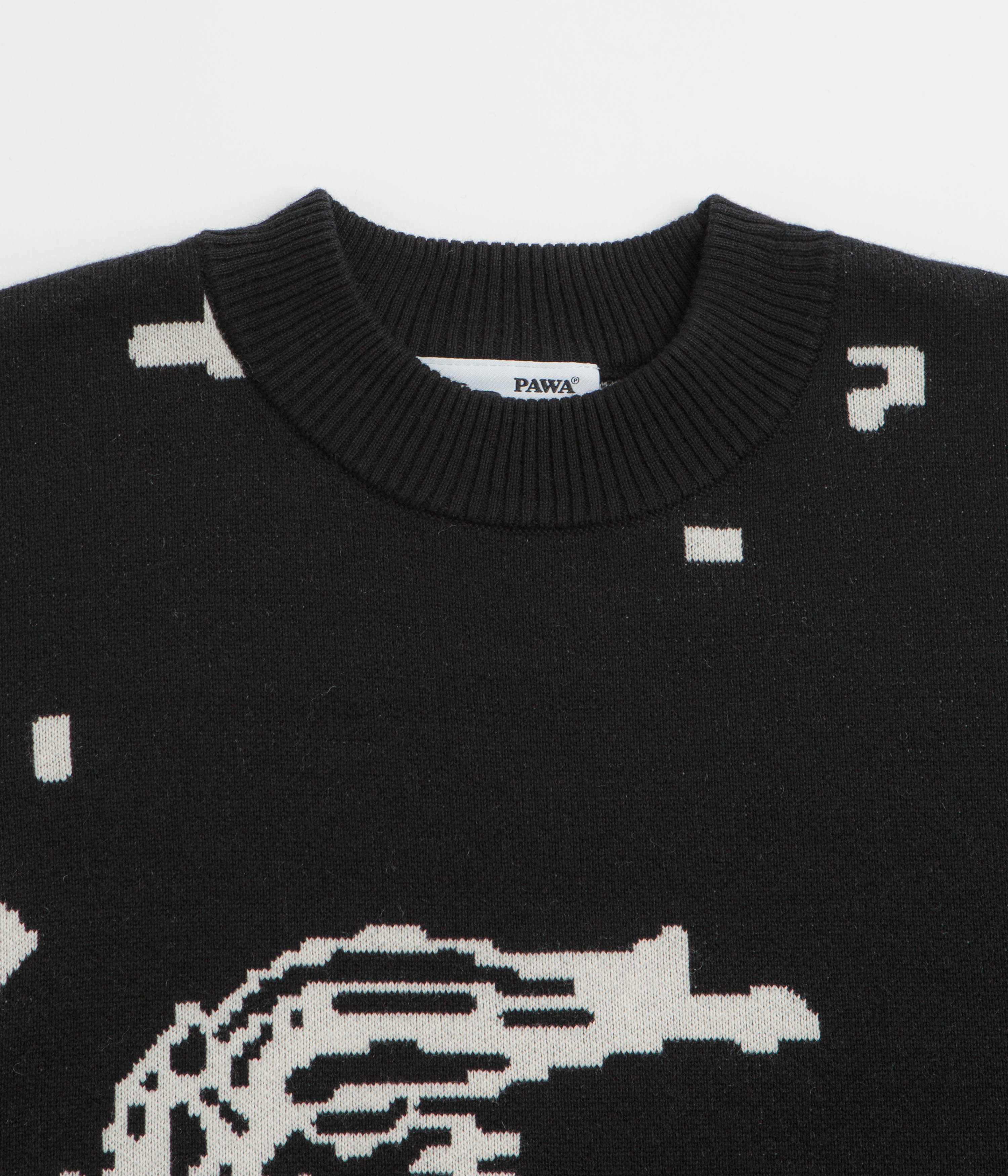 Pawa Speed Sports Digi Doggo Knit Sweatshirt - Black