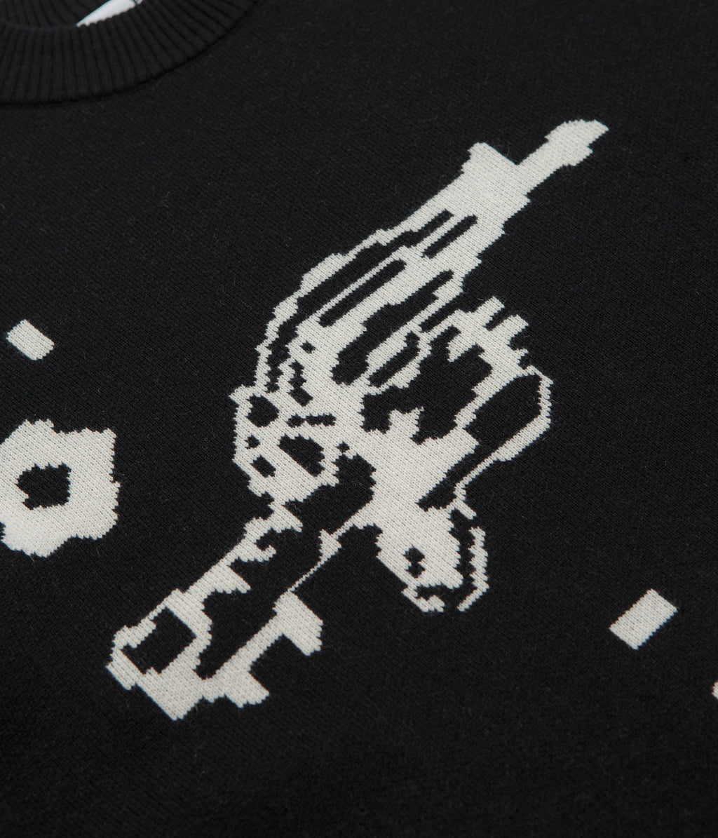 Pawa Speed Sports Digi Doggo Knit Sweatshirt - Black