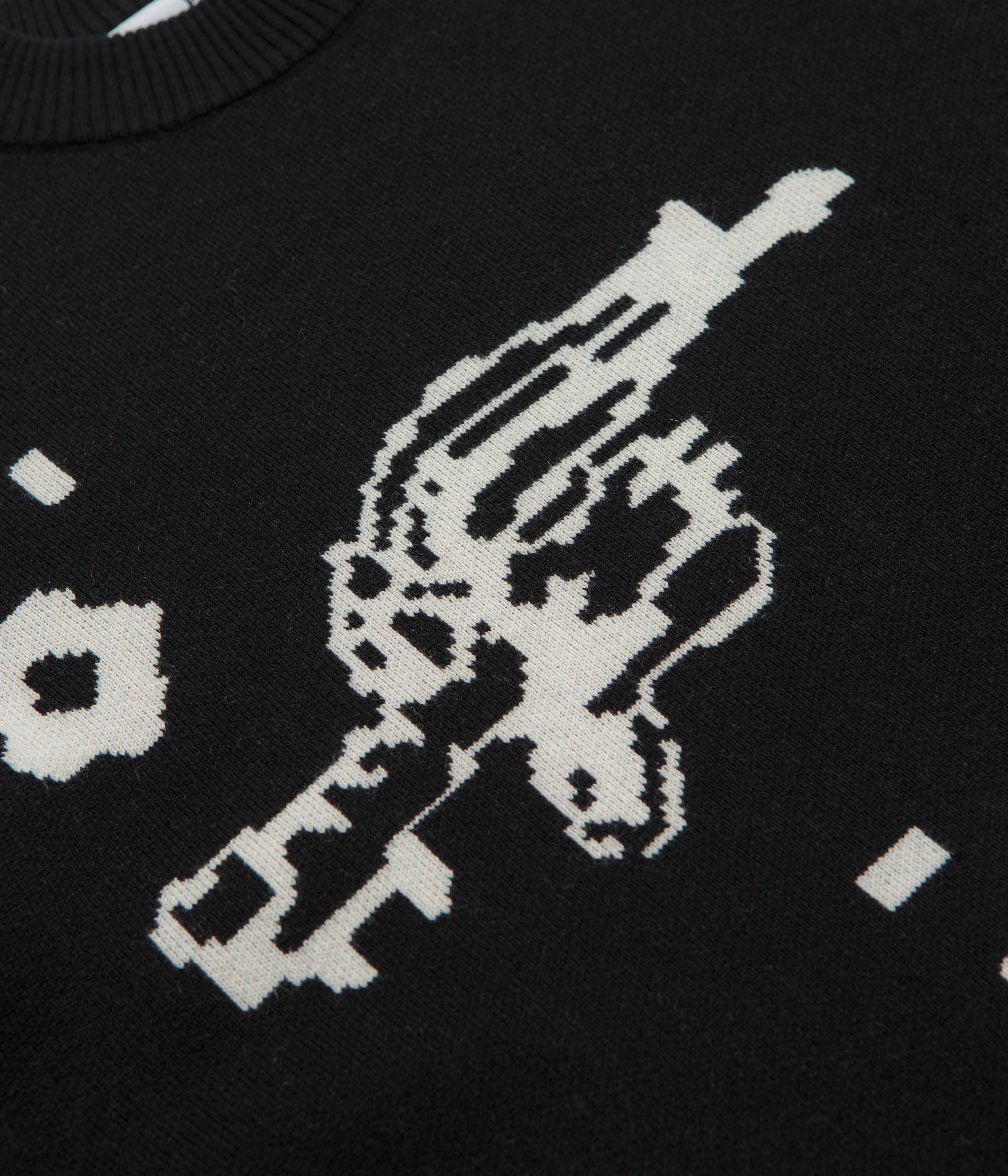 Pawa Speed Sports Digi Doggo Knit Sweatshirt - Black