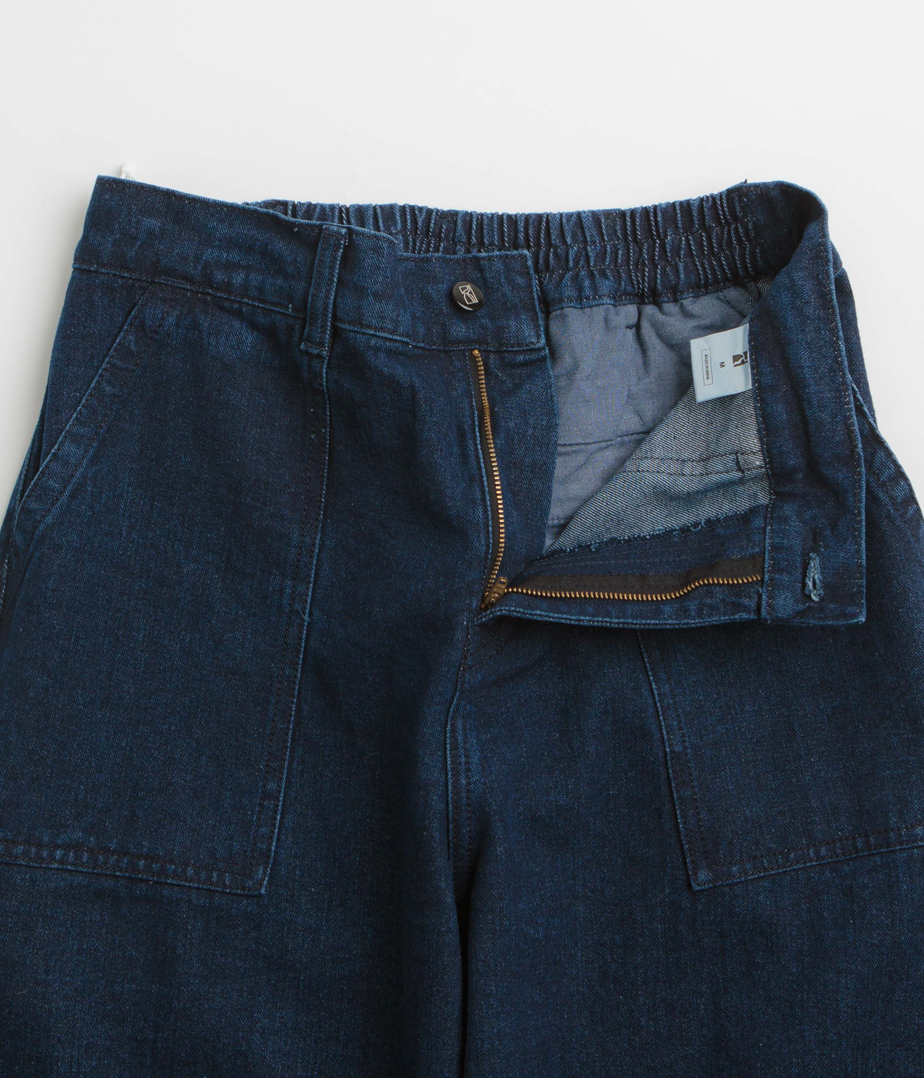 Poetic Collective Painter Pants - Classic Denim / Black