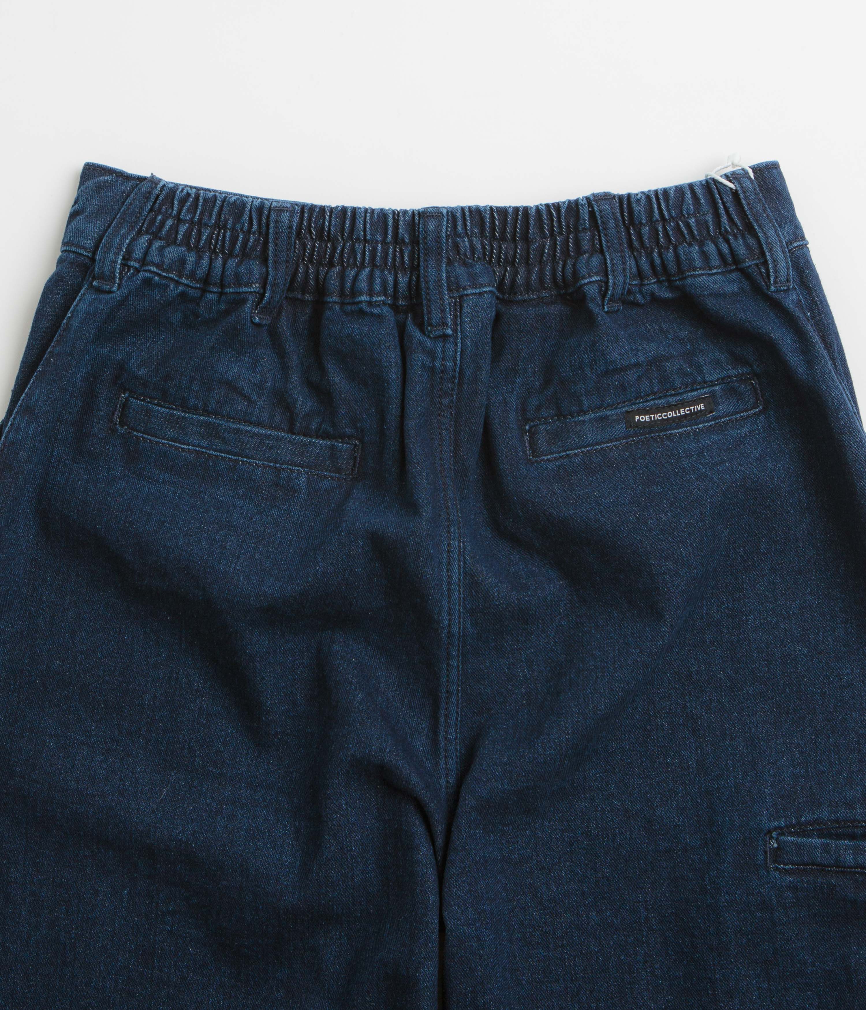 Poetic Collective Painter Pants - Classic Denim / Black