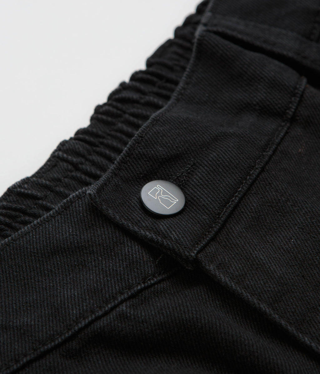 Poetic Collective Sculptor Shorts - Black Denim
