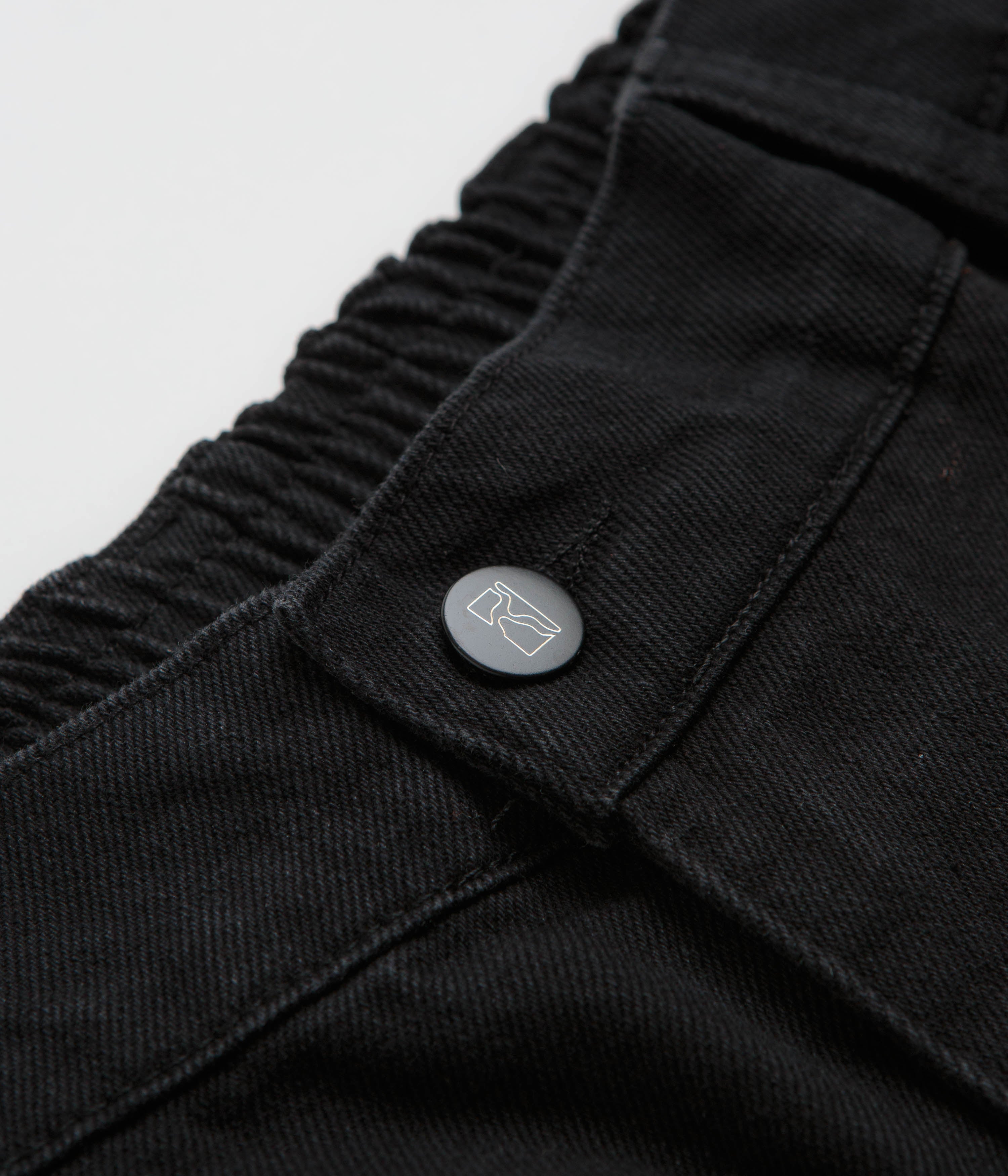 Poetic Collective Sculptor Shorts - Black Denim