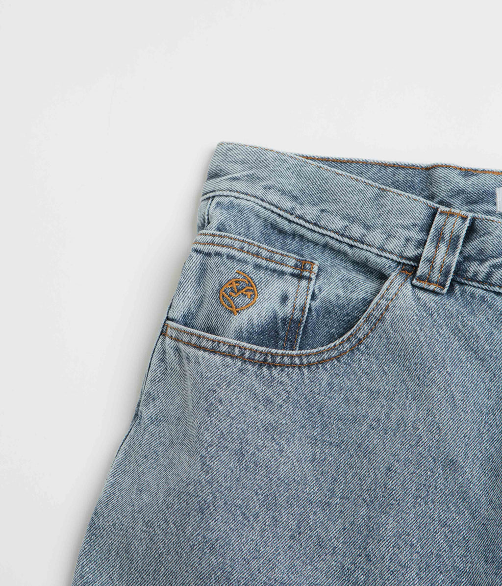 Polar Big Boy Shorts - Heavy Washed Blue