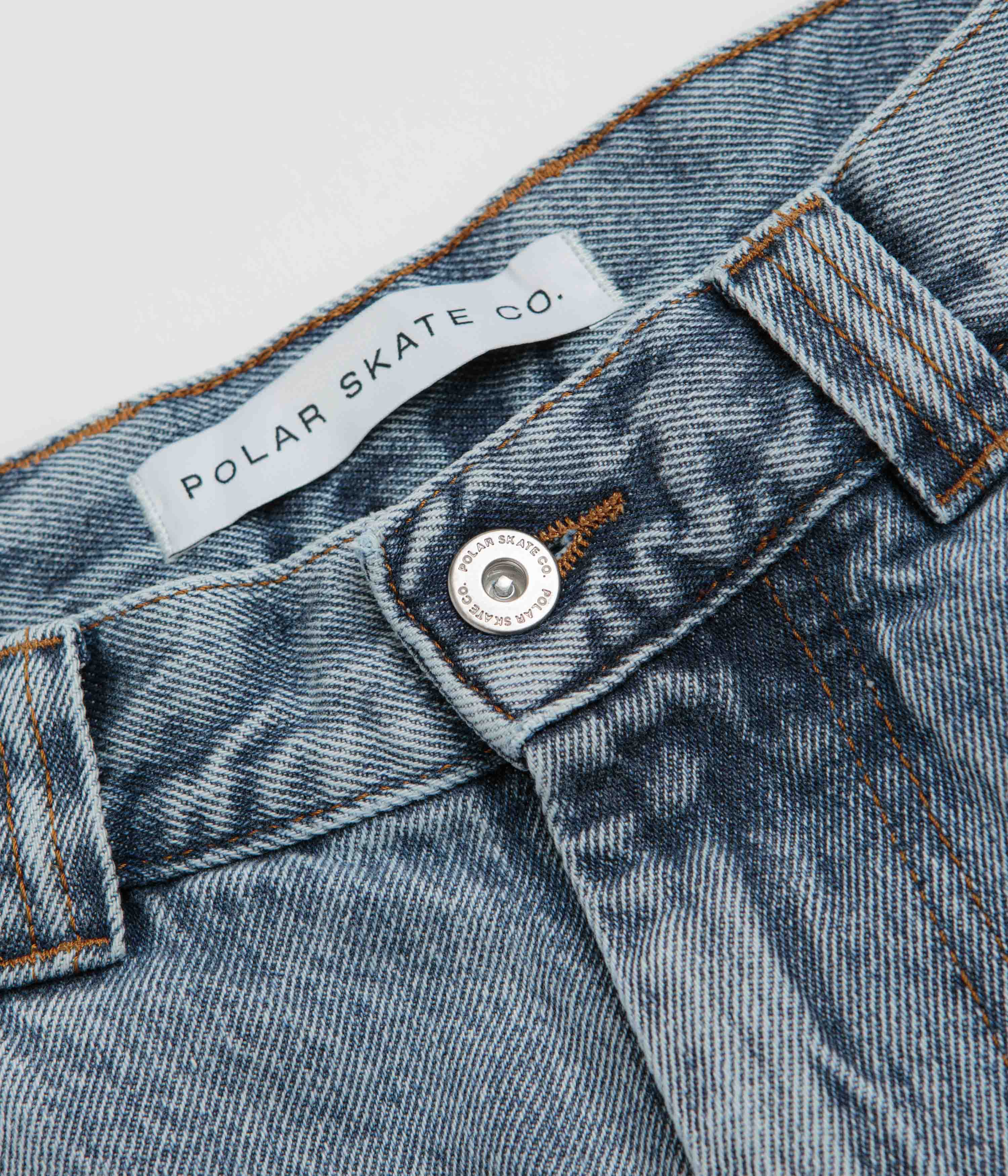 Polar Big Boy Shorts - Heavy Washed Blue