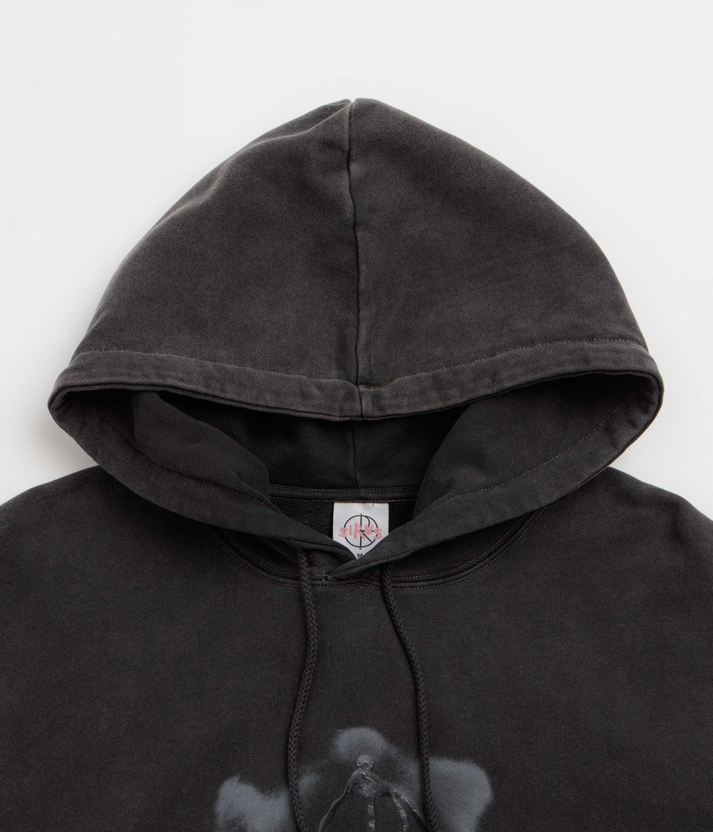 Polar Metal Logo Dave Hoodie - Silver Black