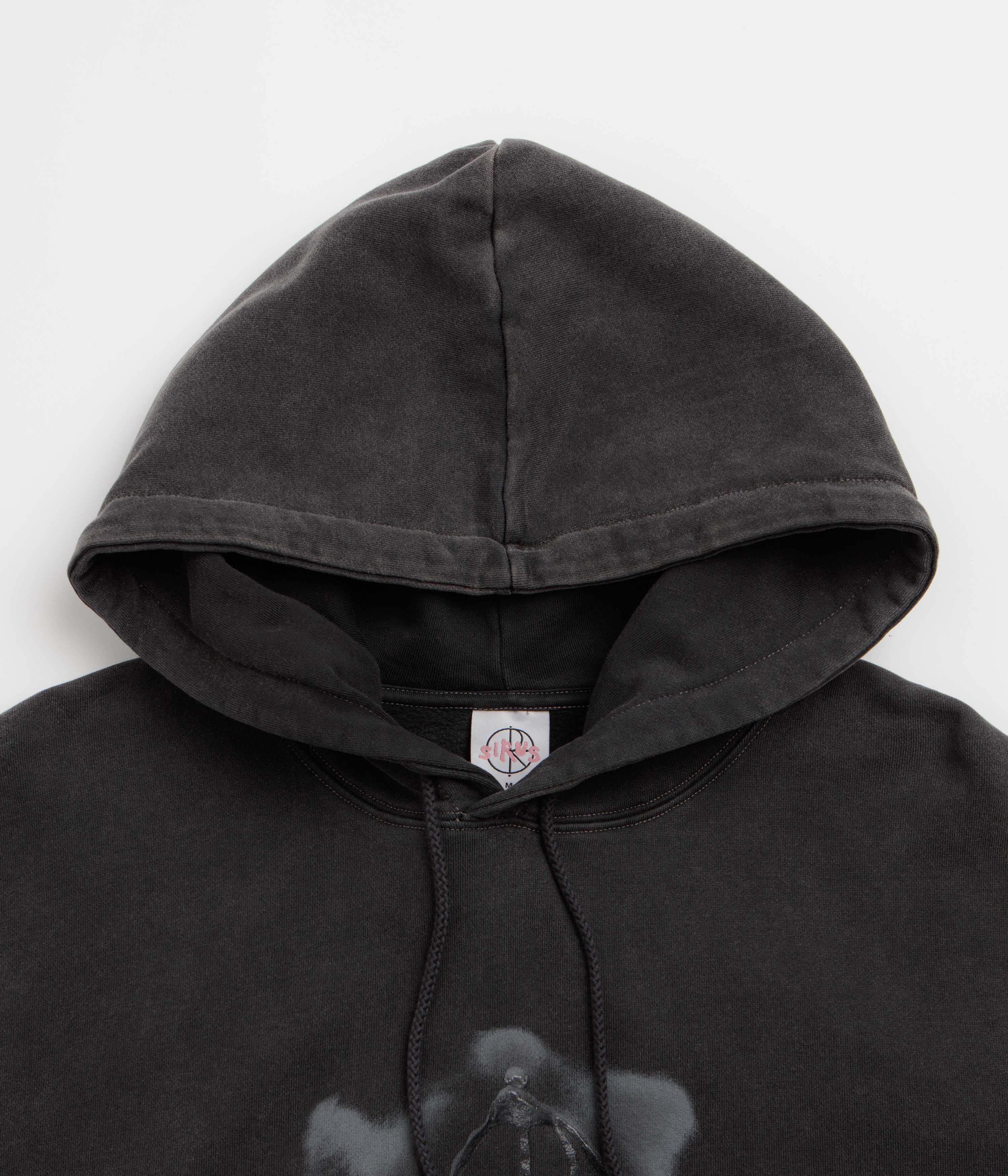 Polar Metal Logo Dave Hoodie - Silver Black