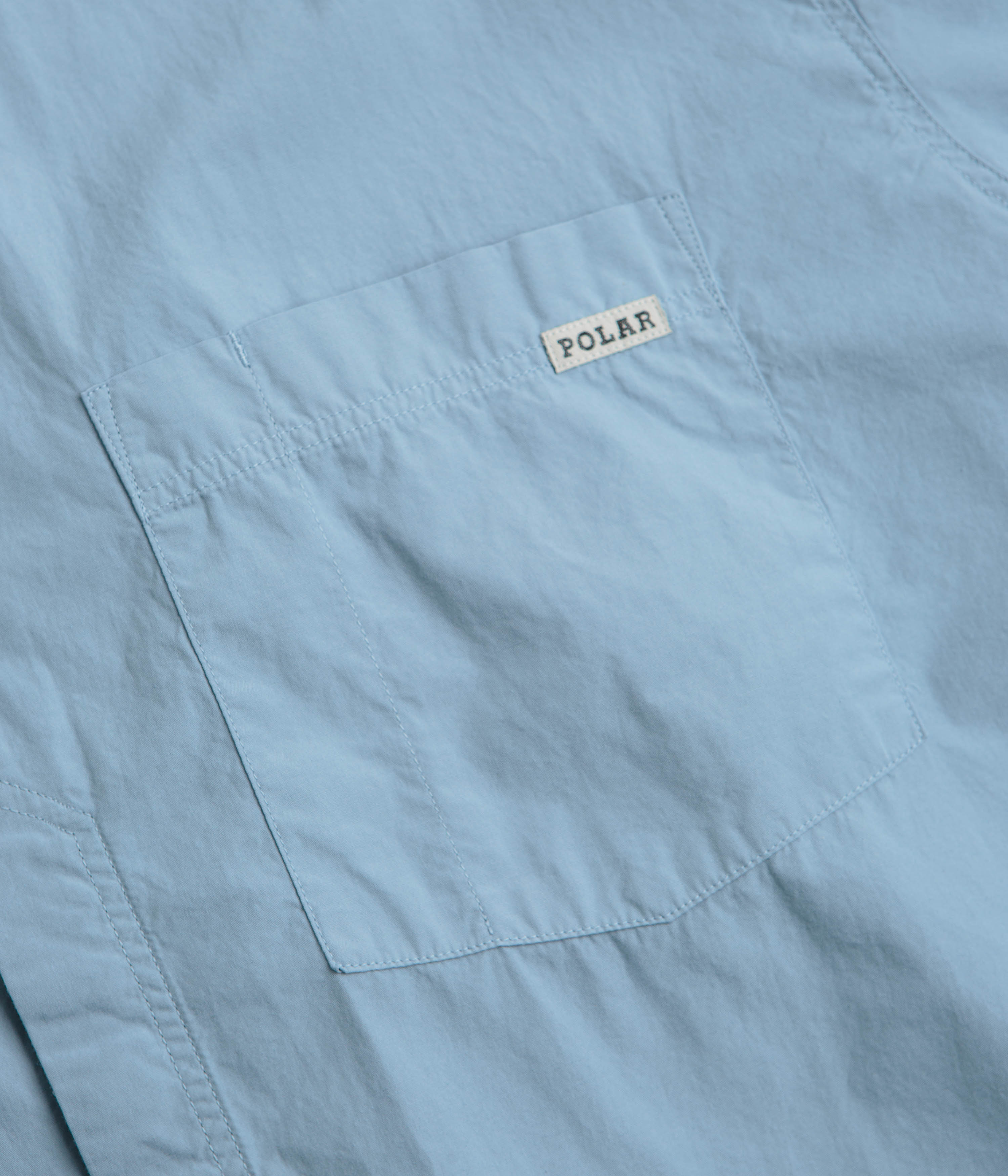 Polar Mitch Short Sleeve Shirt - Dove Blue